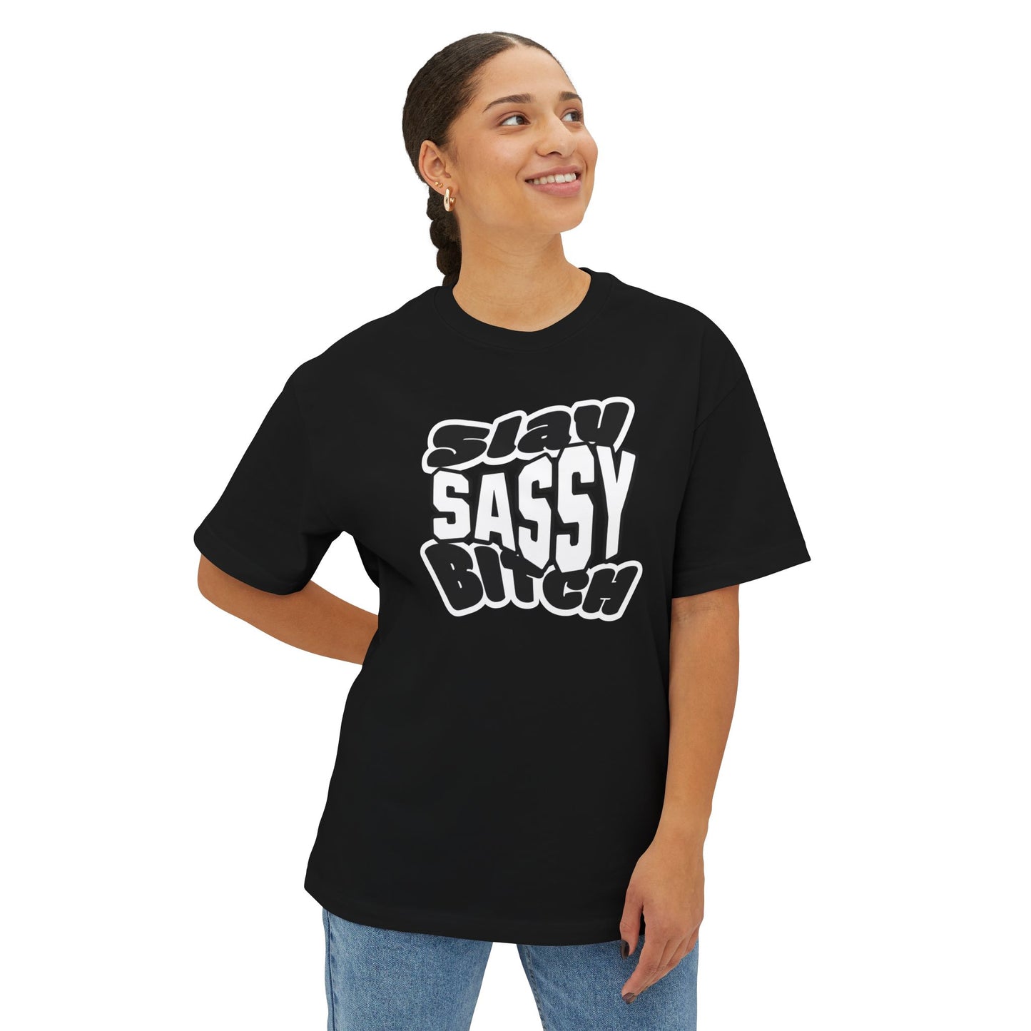 Slay Sassy Unisex Oversized Boxy Tee