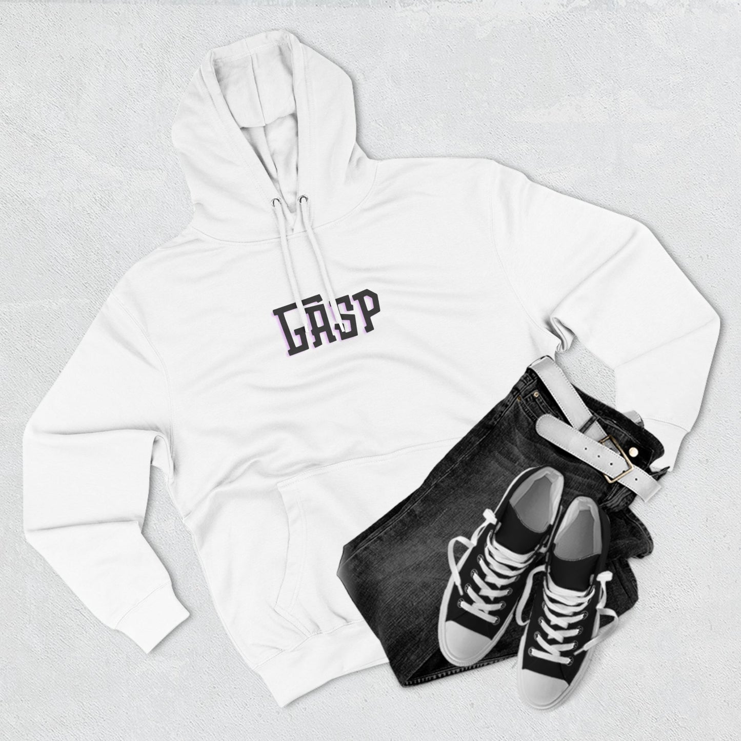 Gasp Three-Panel Fleece Hoodie