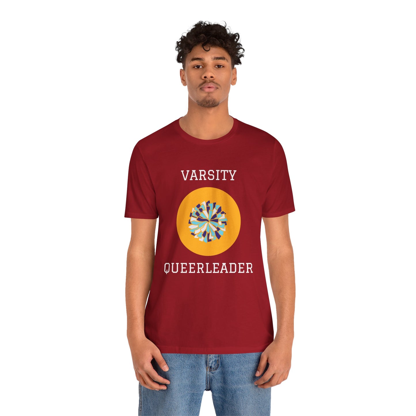 Varsity Queerleader #2 Unisex Jersey Short Sleeve Tee