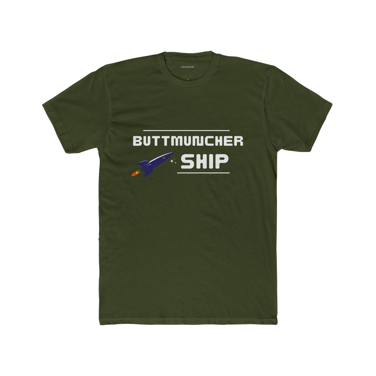 Buttmuncher Ship Unisex Cotton Crew Tee