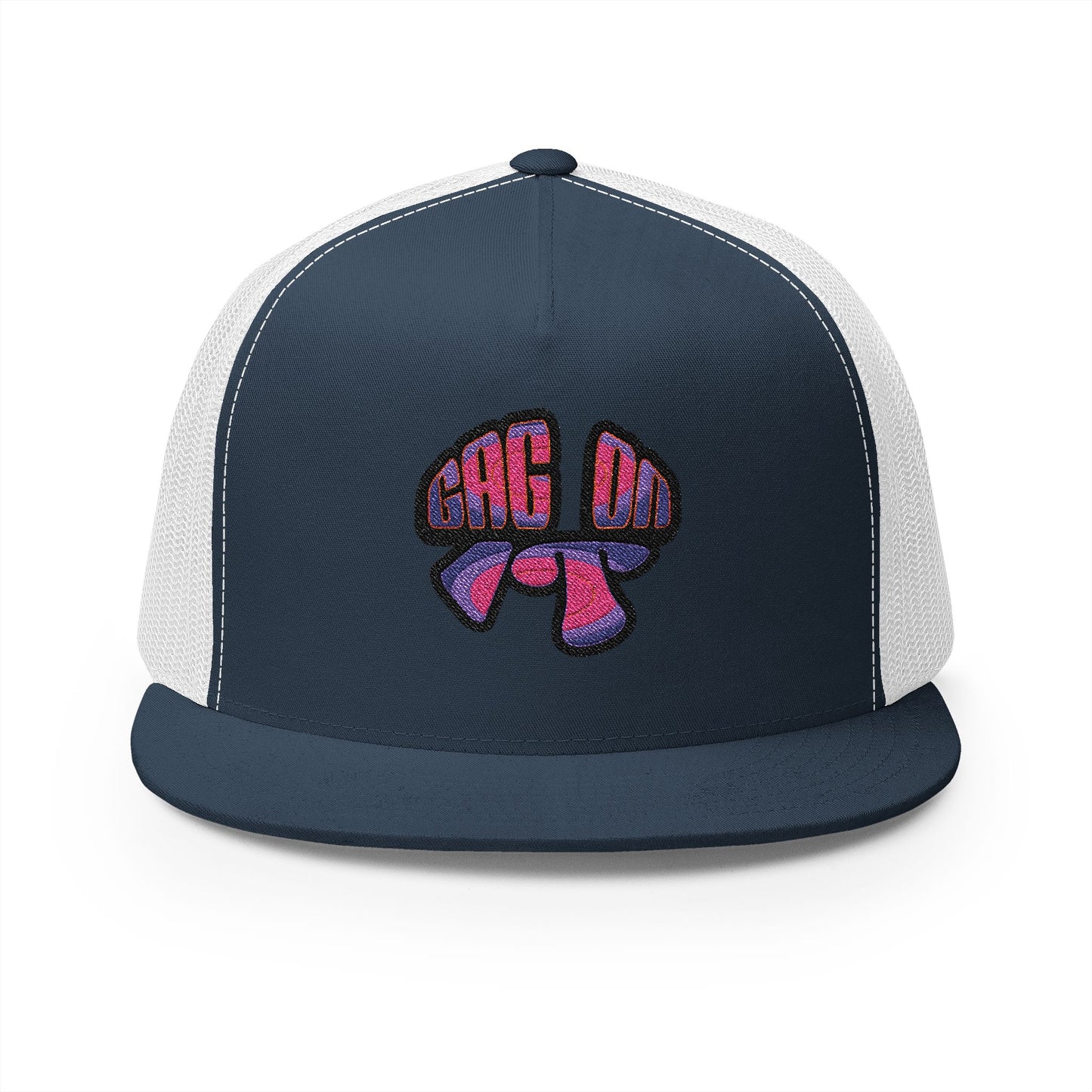 Gag On it 5 Panel Trucker Cap (Embroidery)