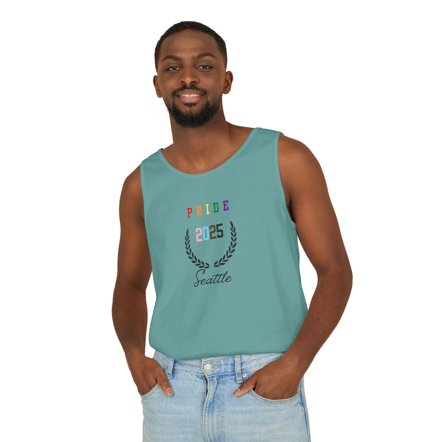Seattle Pride Unisex Garment-Dyed Tank Top