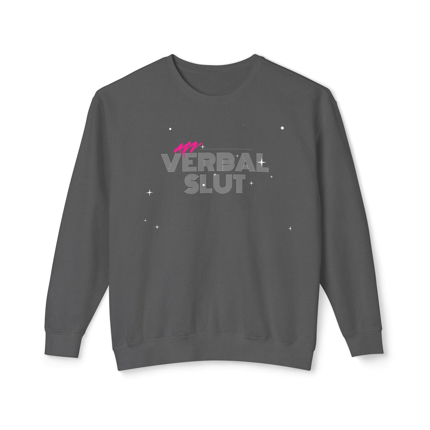 VerbalSlut Unisex Lightweight Crewneck Sweatshirt