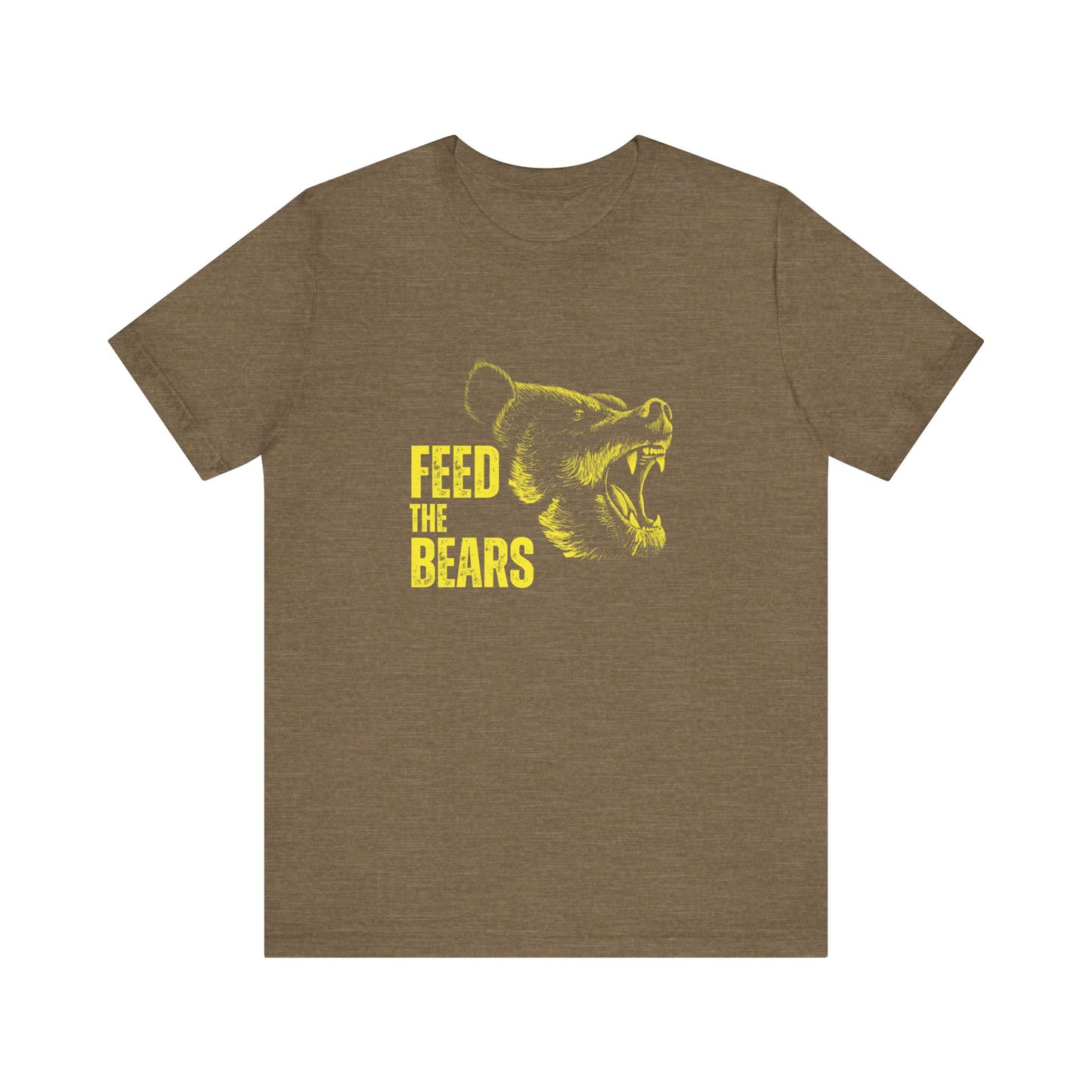 Feed The Bears Unisex Jersey Short Sleeve Tee