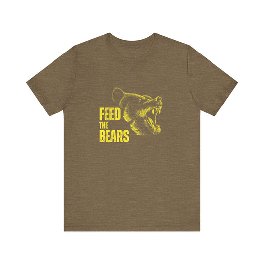 Feed The Bears Unisex Jersey Short Sleeve Tee
