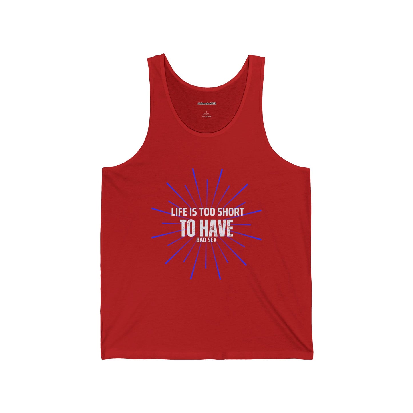 Life. Unisex Jersey Tank