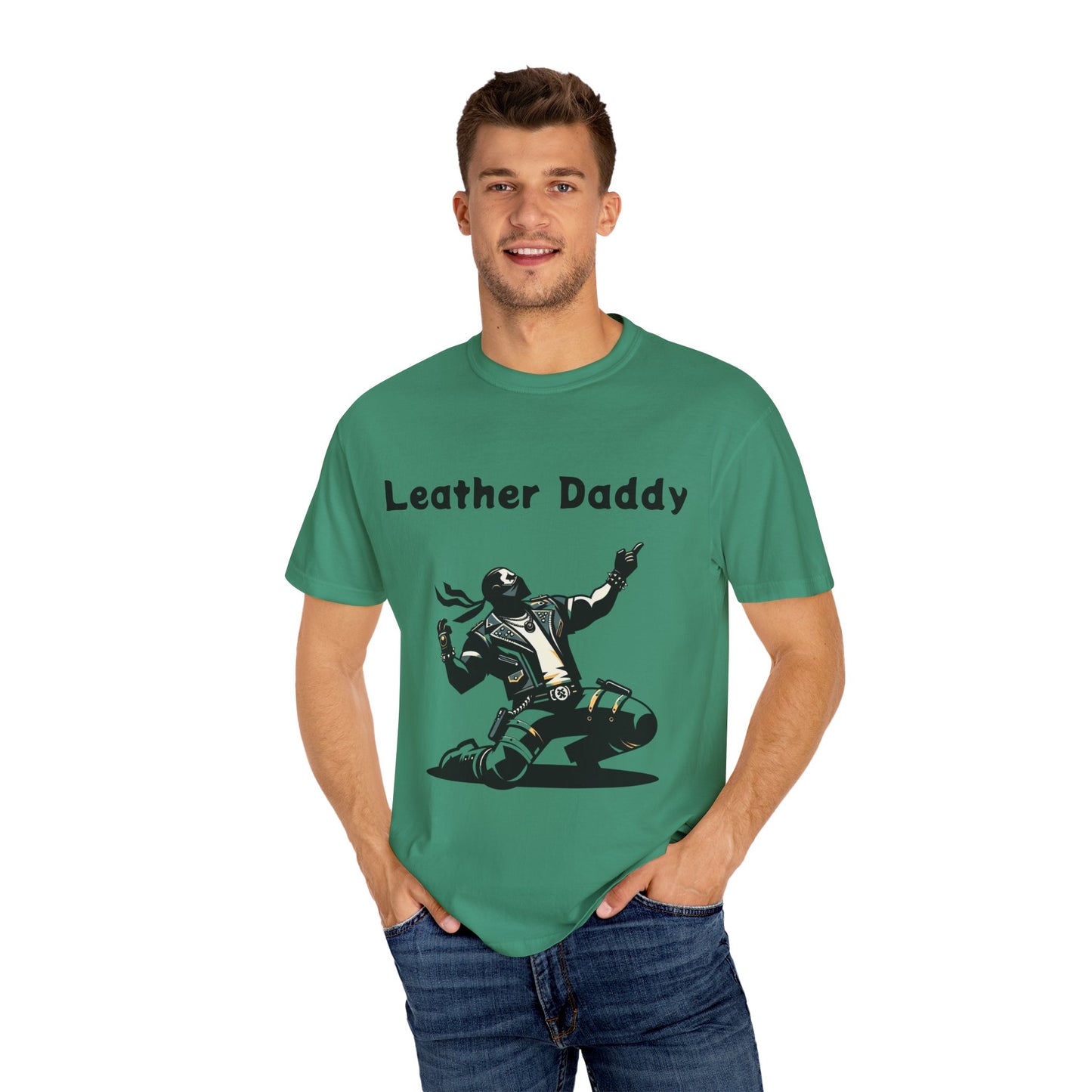 Leather Daddy Unisex Garment-Dyed T-shirt