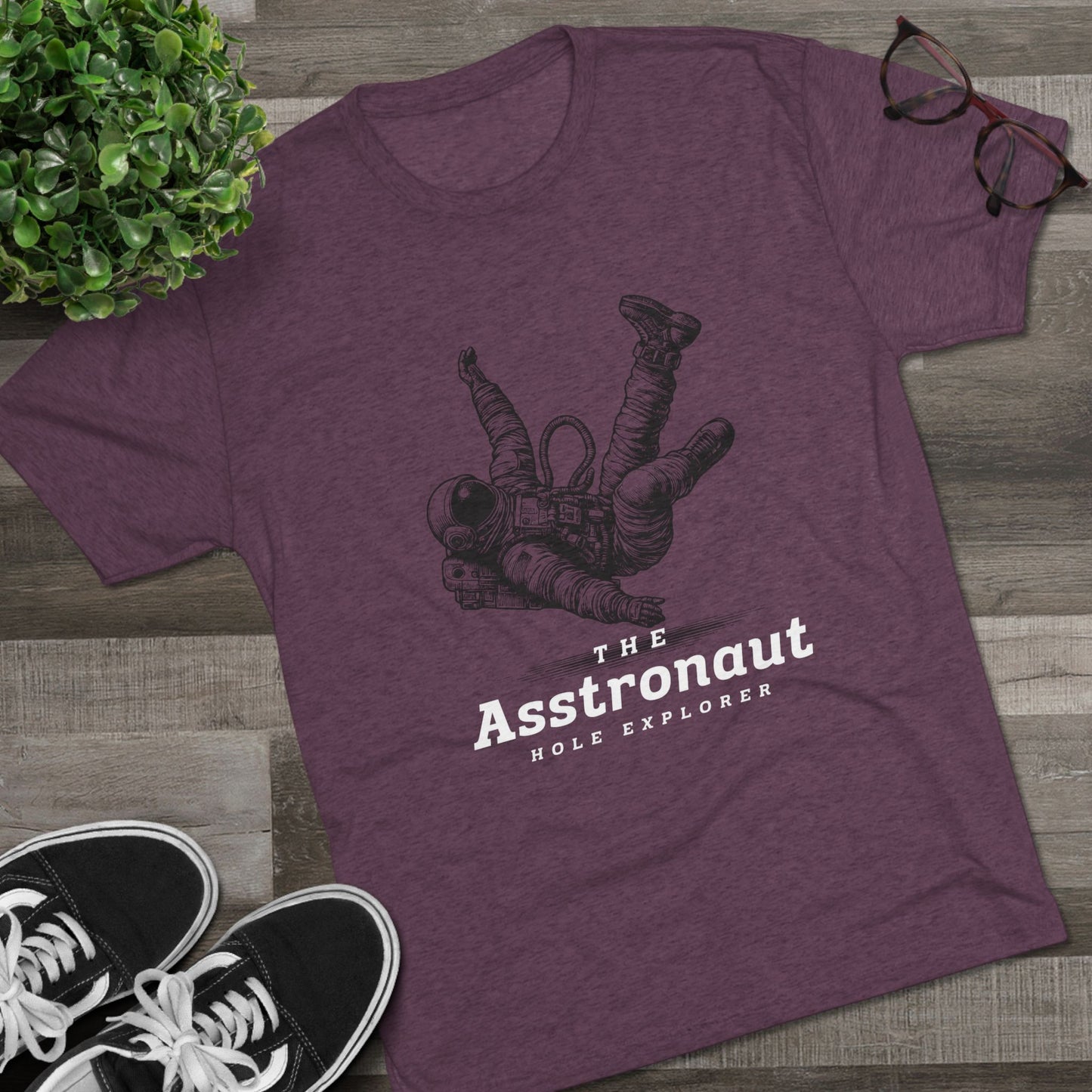 The Asstronaut Unisex Tri-Blend Crew Tee