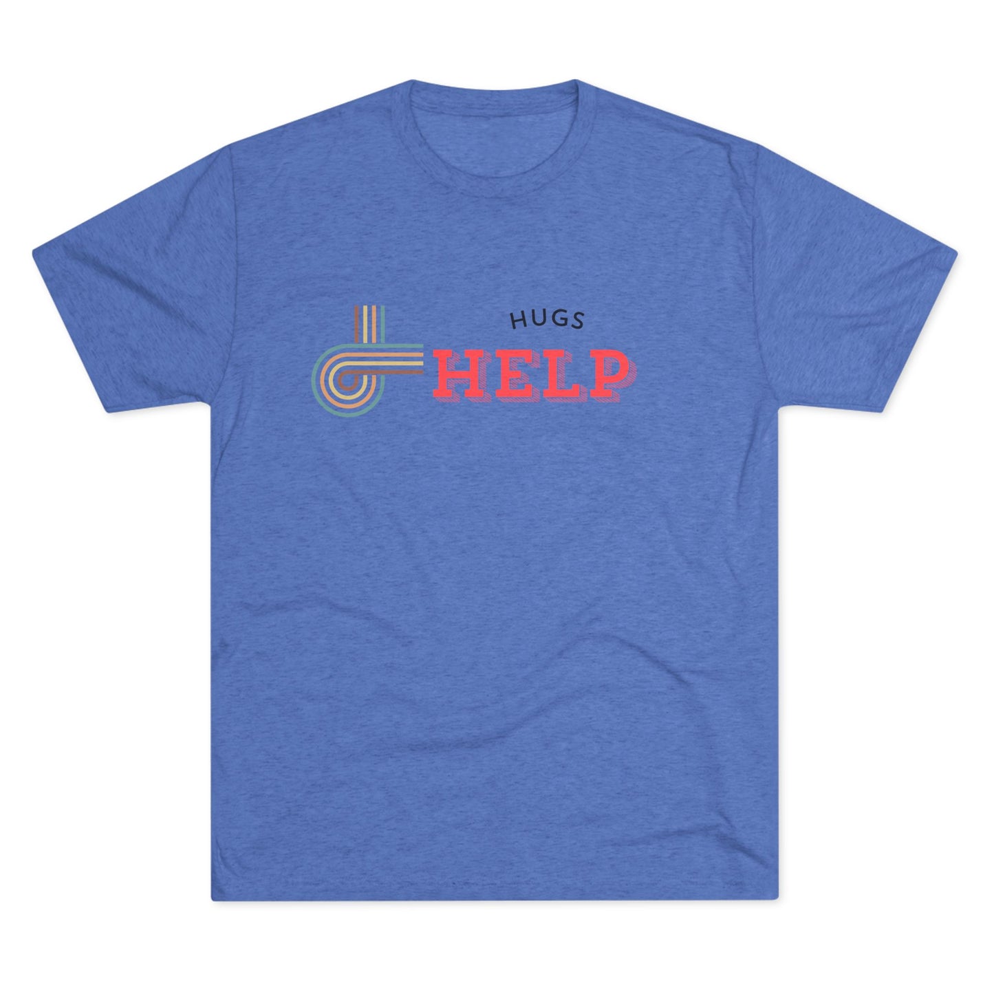 Hugs Help Unisex Tri-Blend Crew Tee