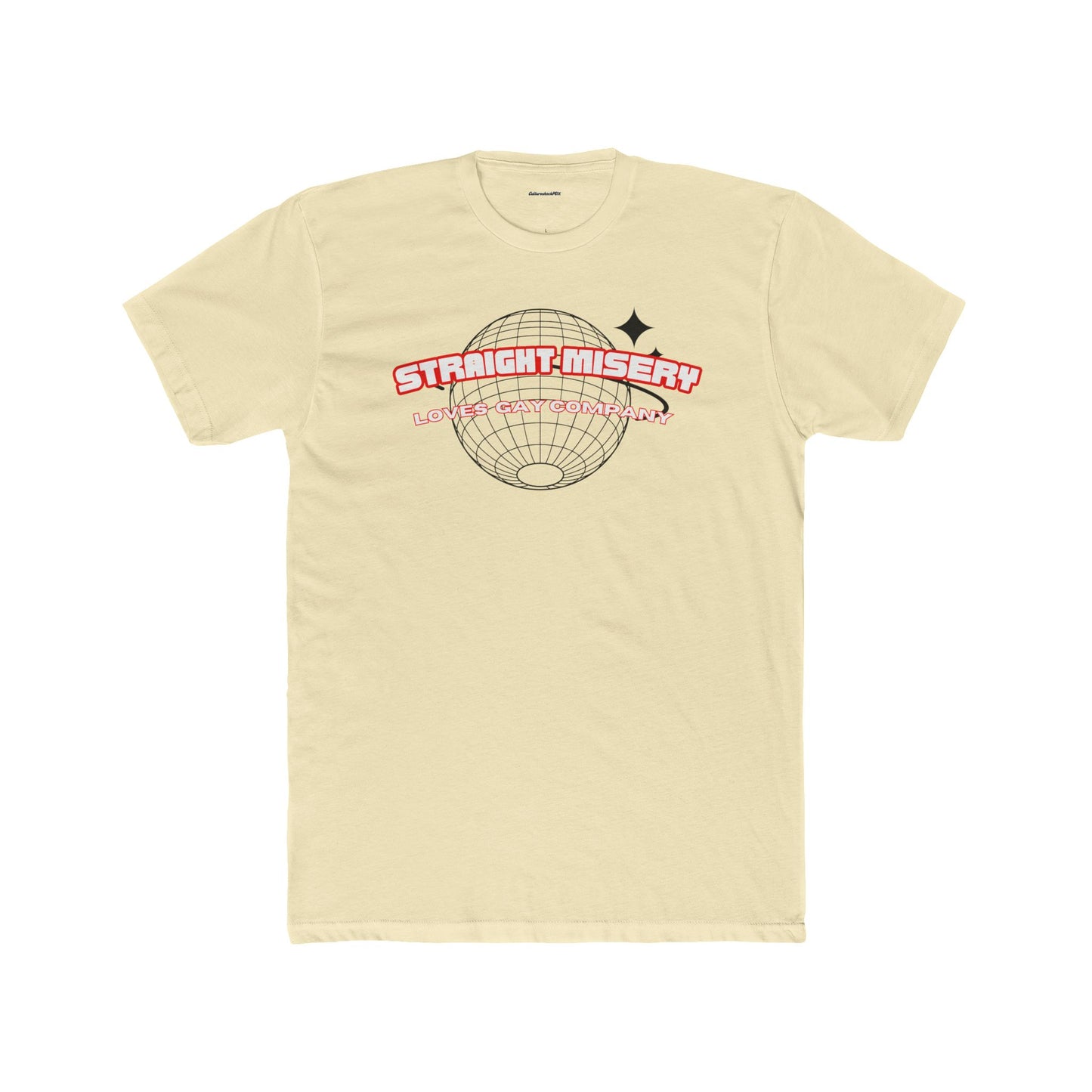 Straight Unisex Cotton Crew Tee