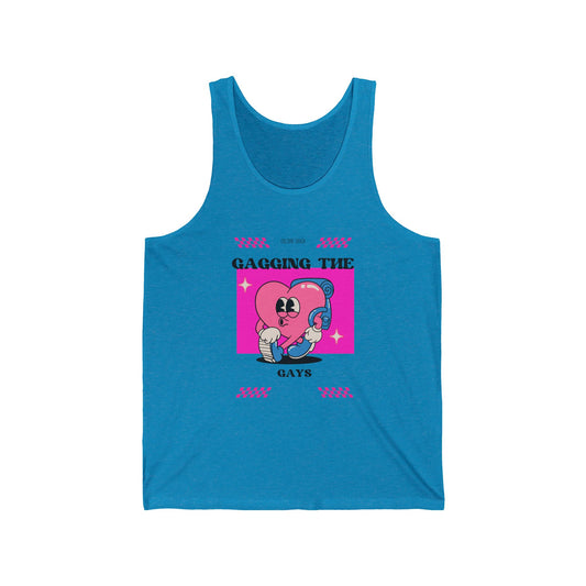 Gagging Unisex Jersey Tank