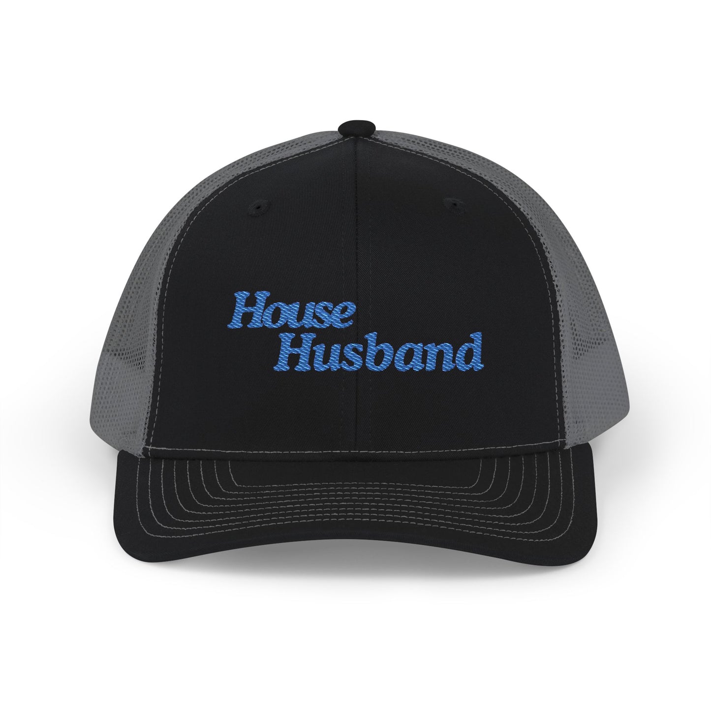 House Husband Snapback Trucker Cap (Embroidery)