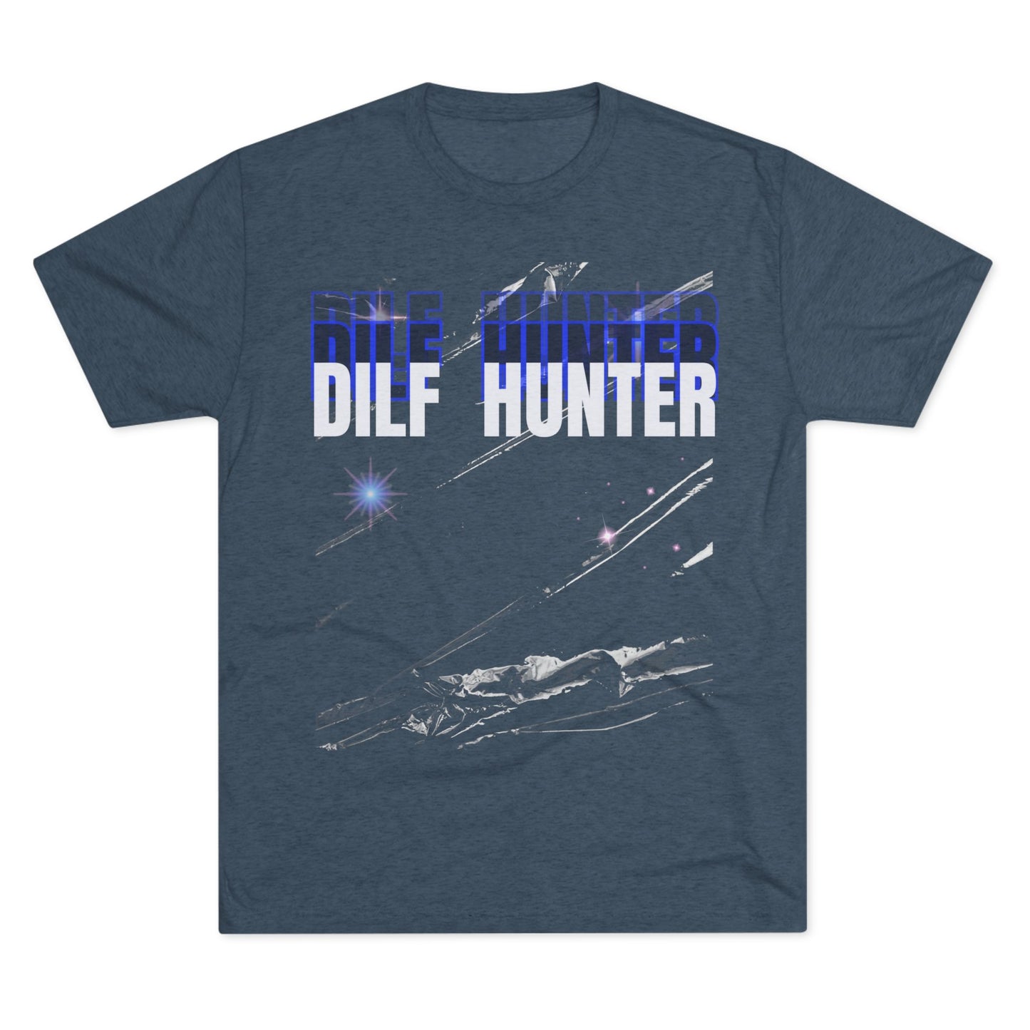 Dilf Hunter Unisex Tri-Blend Crew Tee