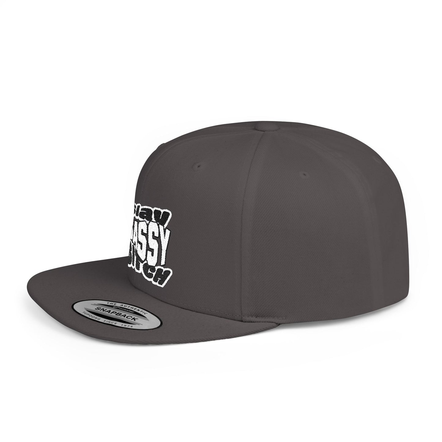 Slay Sassy Bitch Flat Bill Snapback