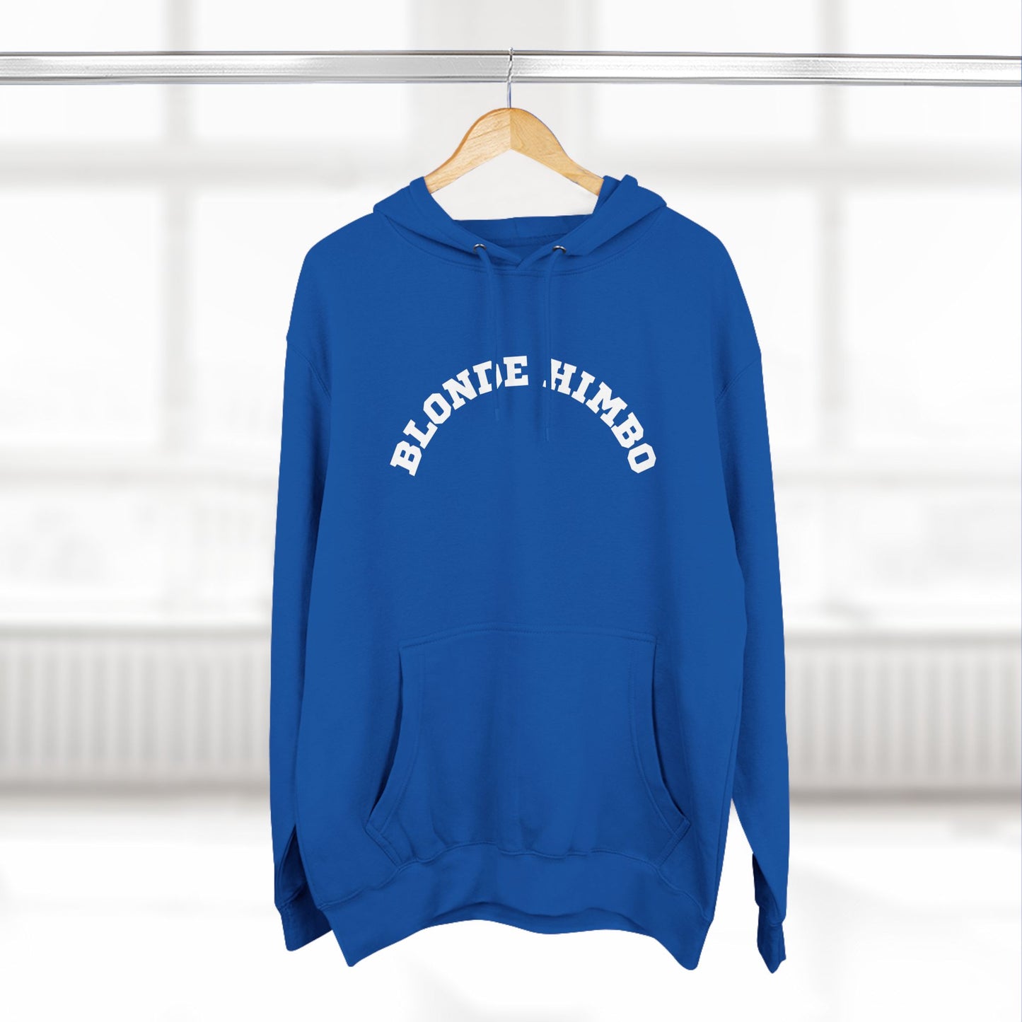 Blonde Himbo Three-Panel Fleece Hoodie