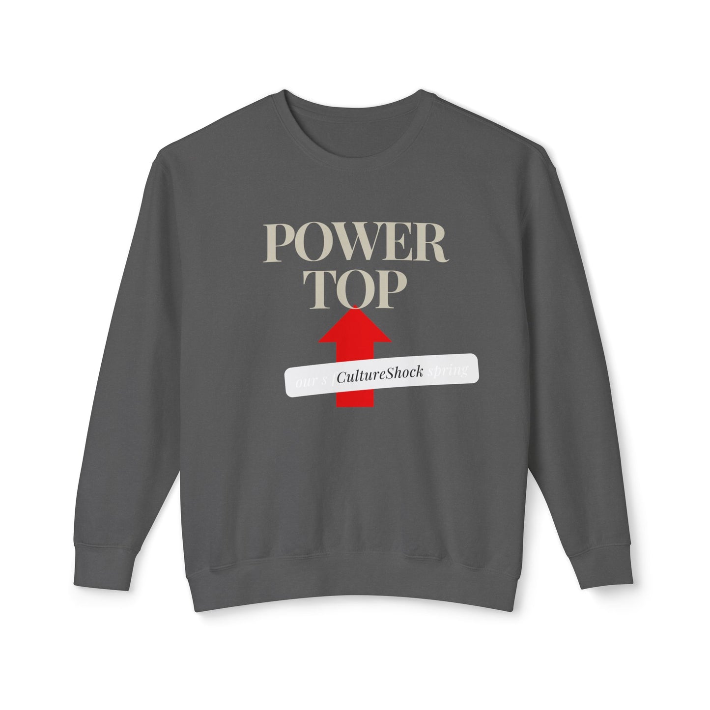 Power Top Unisex Lightweight Crewneck Sweatshirt