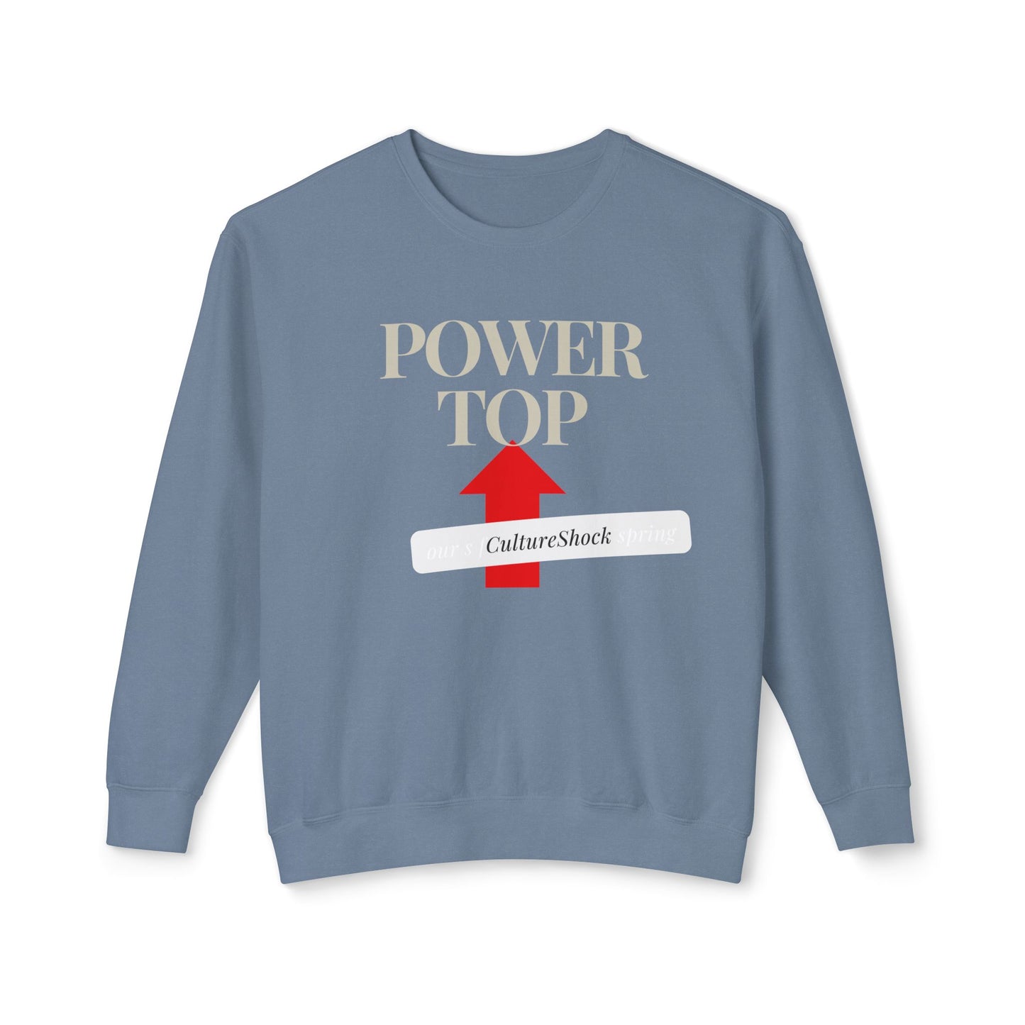 Power Top Unisex Lightweight Crewneck Sweatshirt