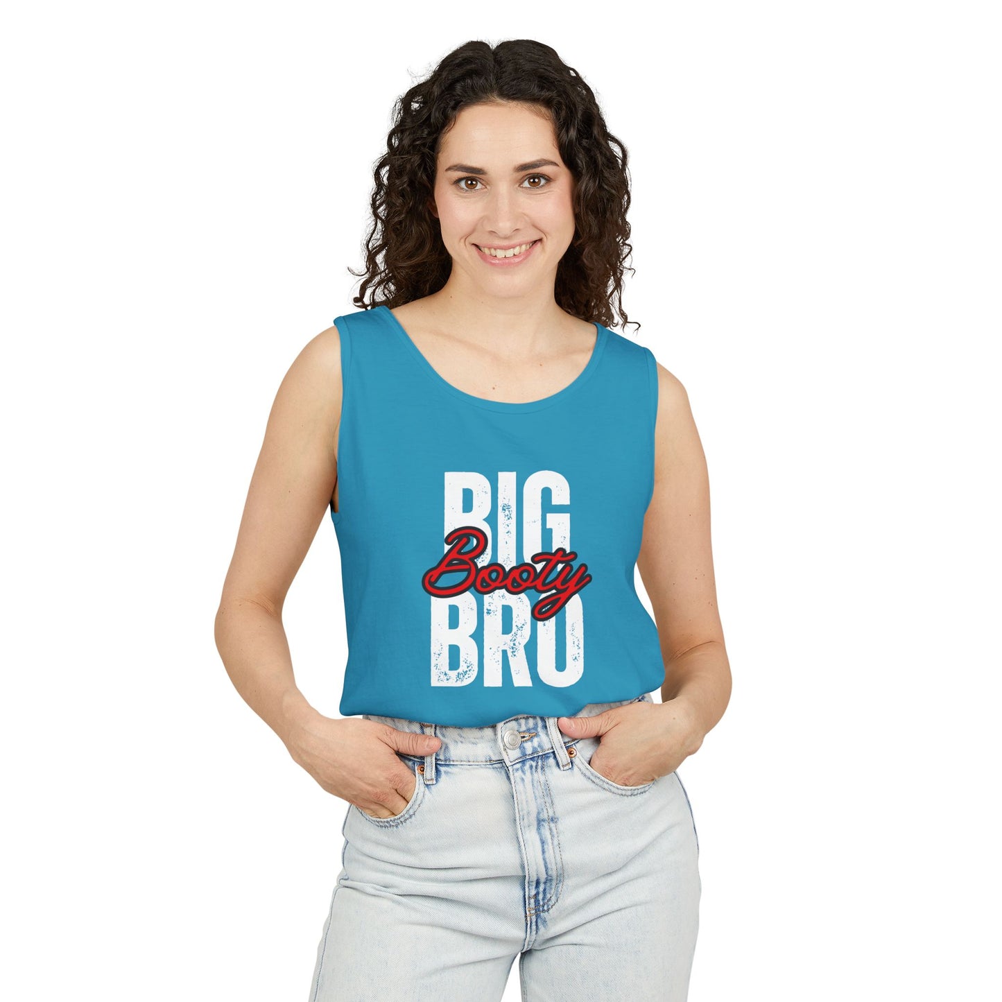 Big Booty Unisex Garment-Dyed Tank Top