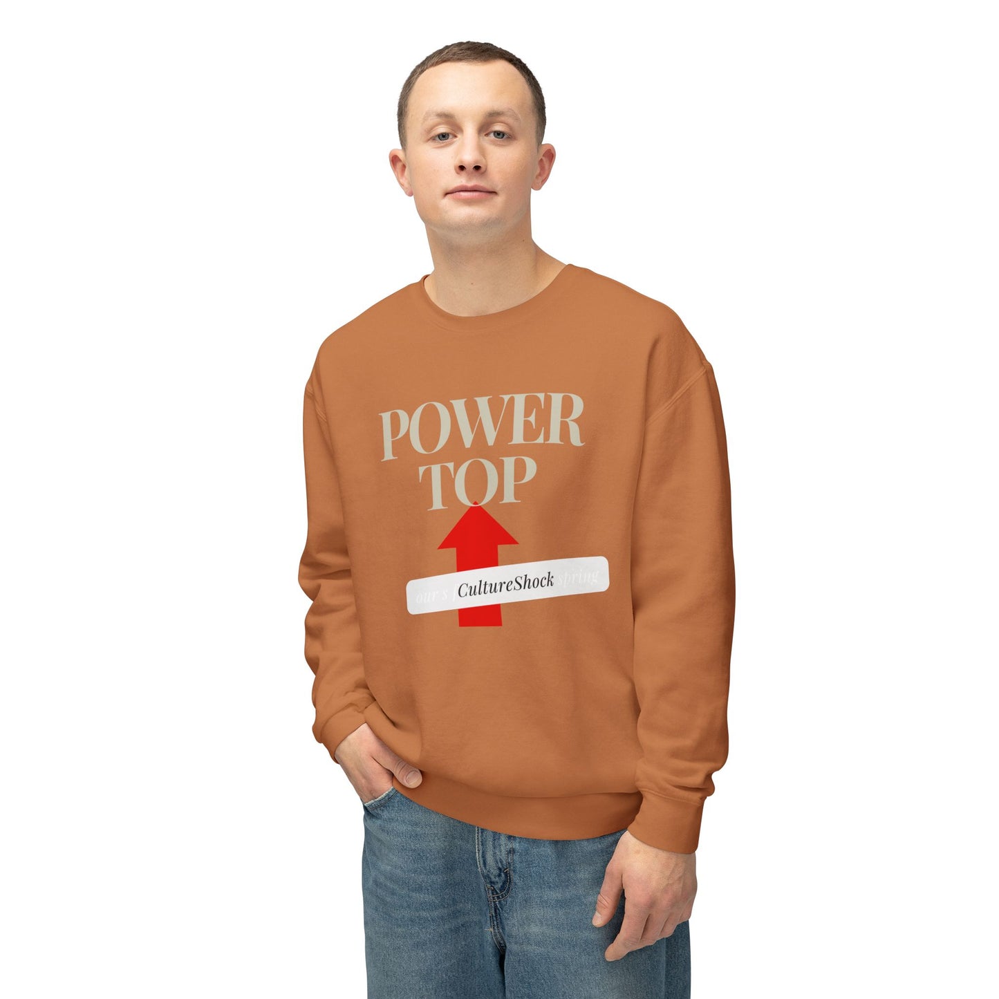 Power Top Unisex Lightweight Crewneck Sweatshirt