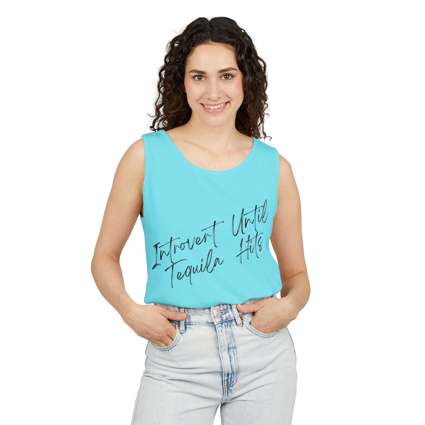 Introvert Until Garment-Dyed Tank Top
