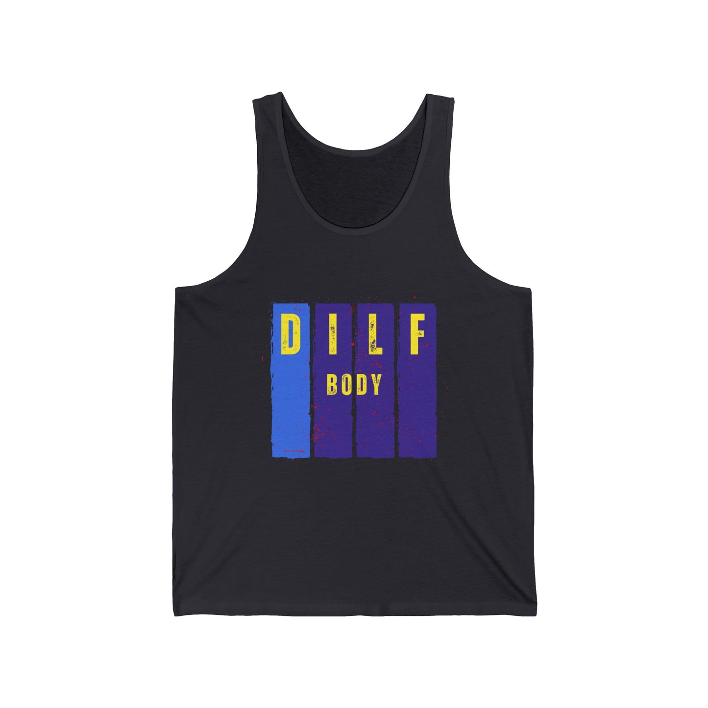 Blue  Dilf  Body Unisex Jersey Tank