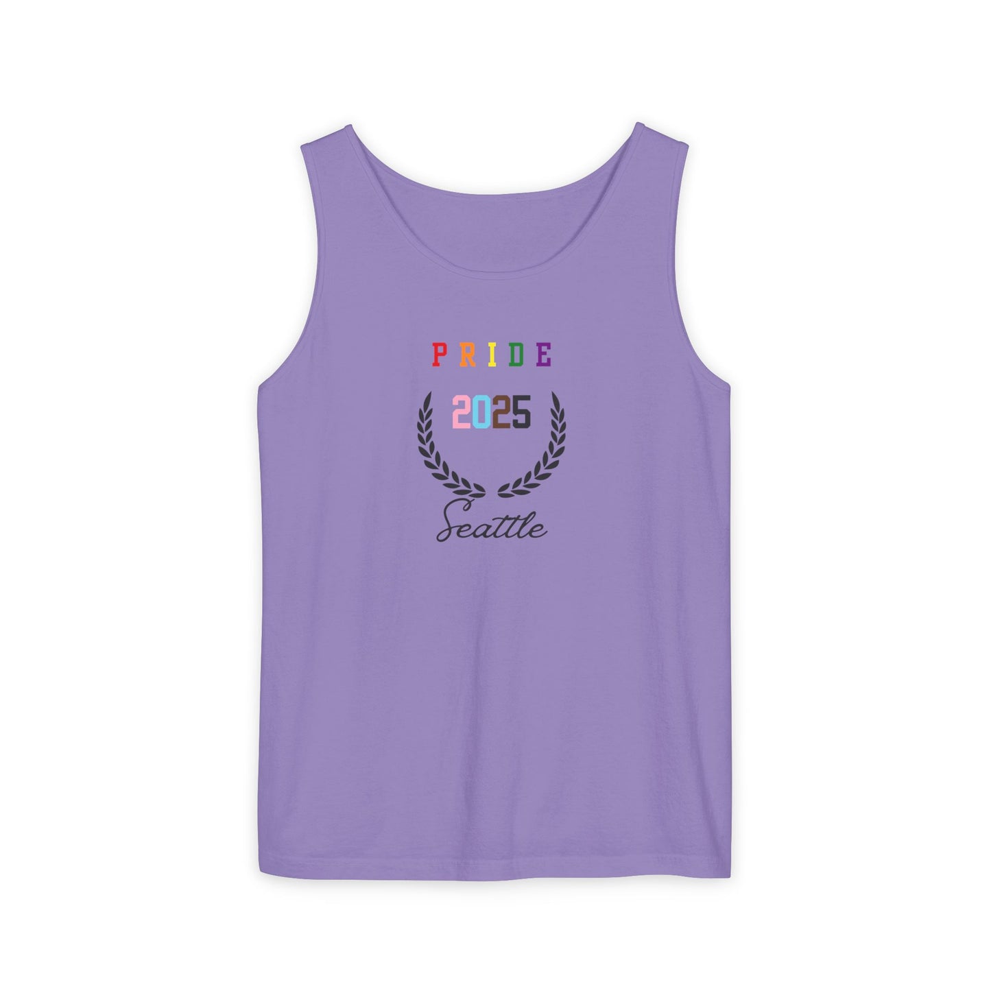 Seattle Pride Unisex Garment-Dyed Tank Top