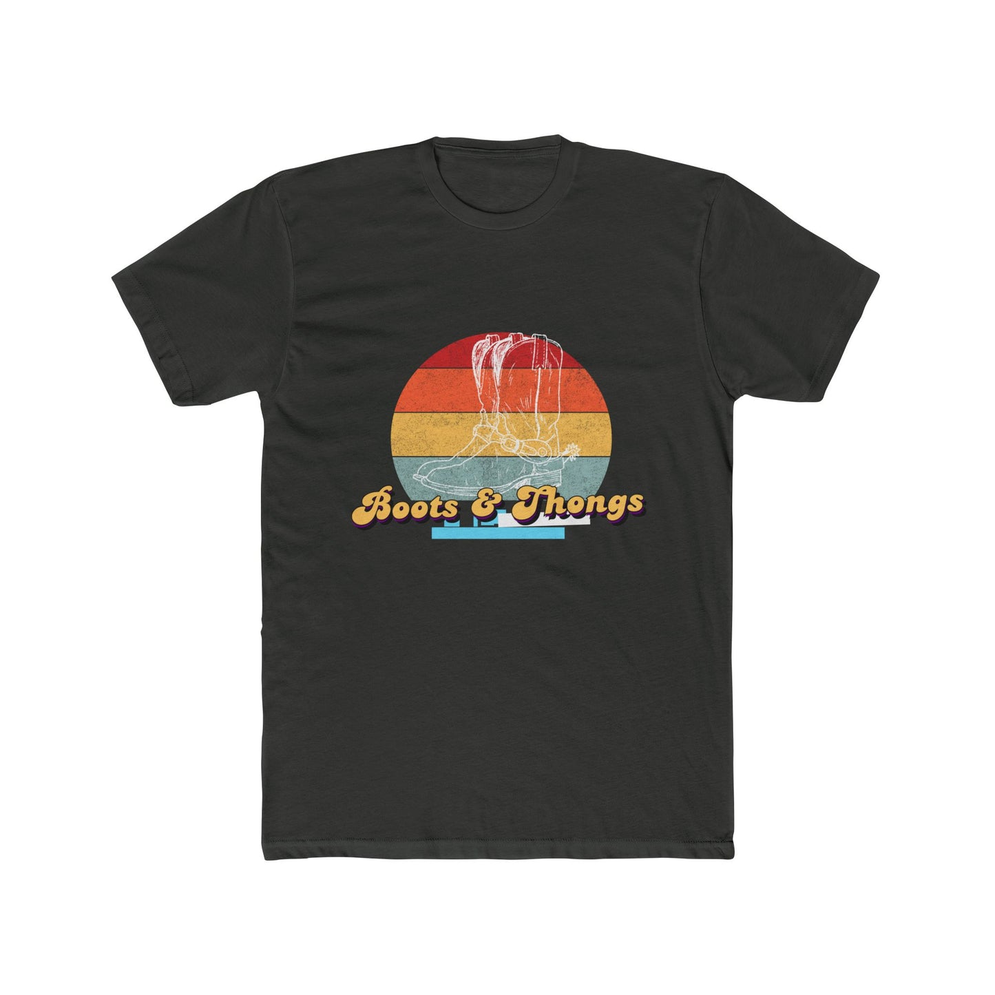 Boots and Thongs Unisex Cotton Crew Tee