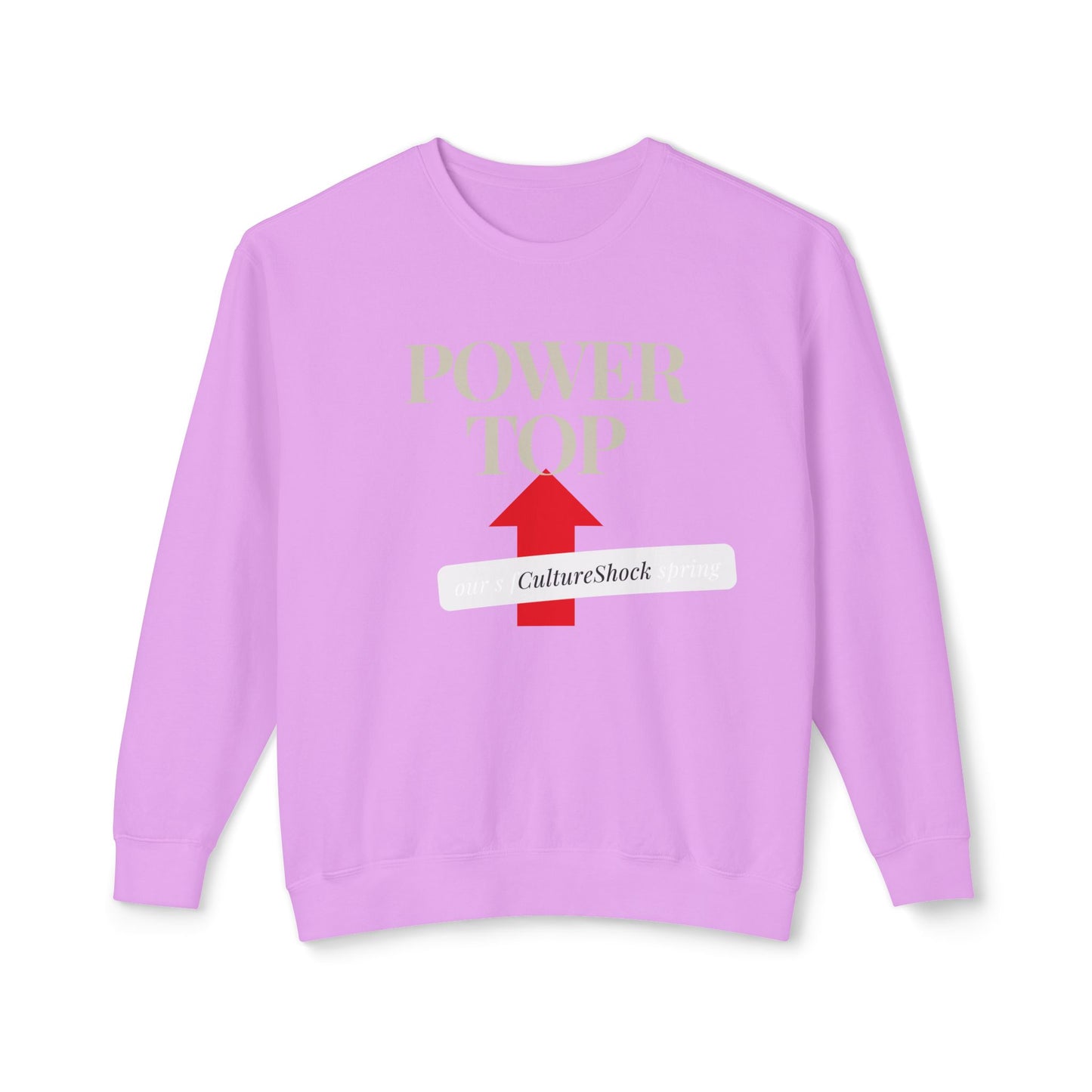 Power Top Unisex Lightweight Crewneck Sweatshirt