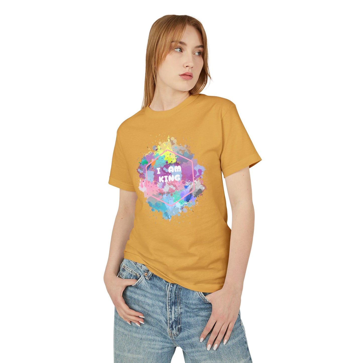 I Am King Unisex Garment-Dyed Heavyweight Cotton Tee