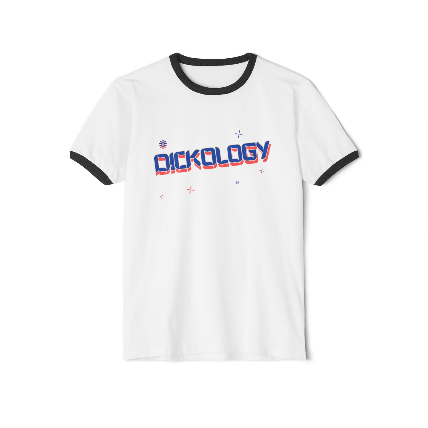 D*ckology Unisex Cotton Ringer T-Shirt
