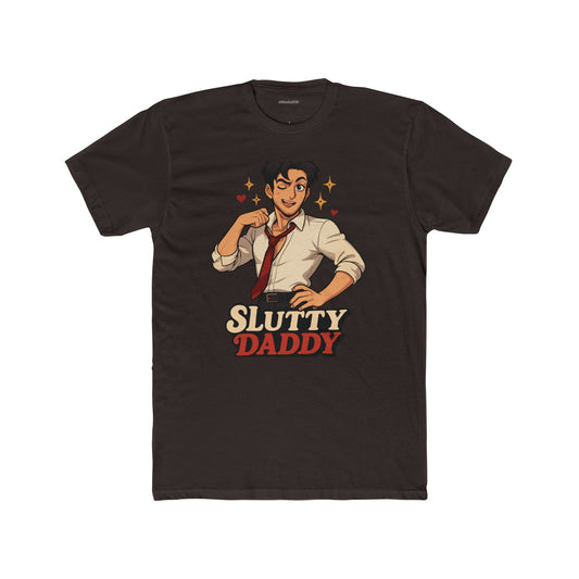 Slutty Daddy Unisex Cotton Crew Tee