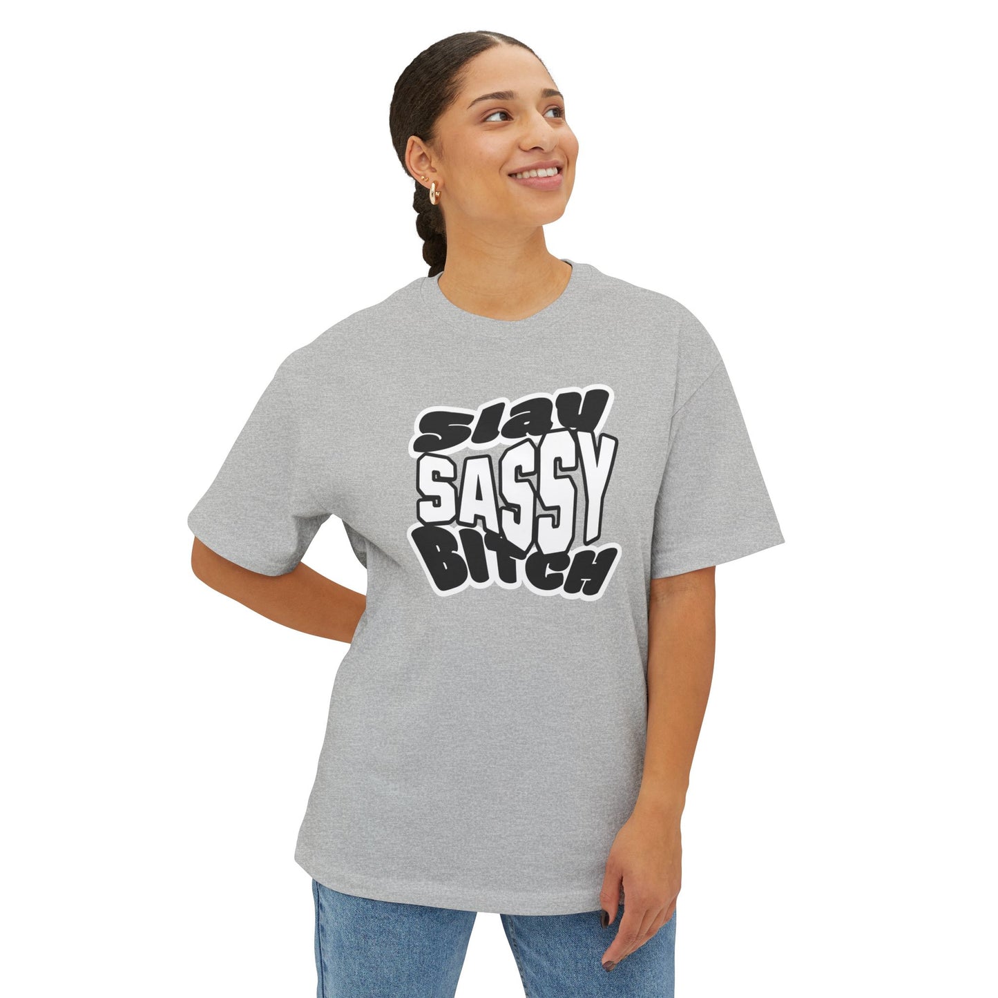 Slay Sassy Unisex Oversized Boxy Tee