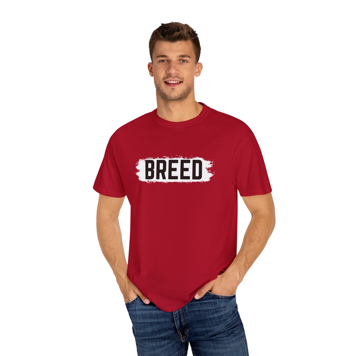 Breed Unisex Garment-Dyed T-shirt