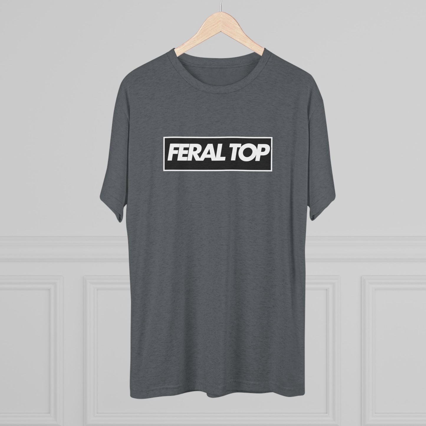 Feral Top Unisex Tri-Blend Crew Tee