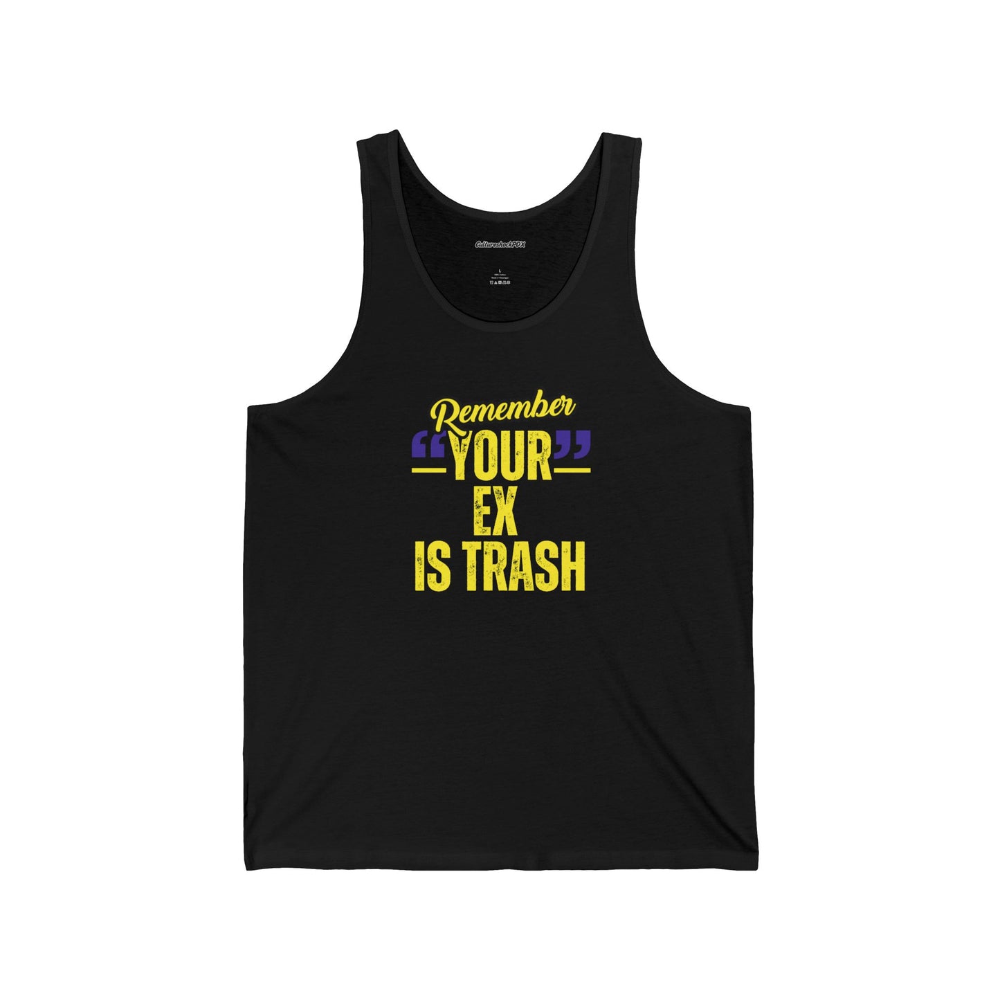 Your Ex Is Trash Unisex Jersey Tank
