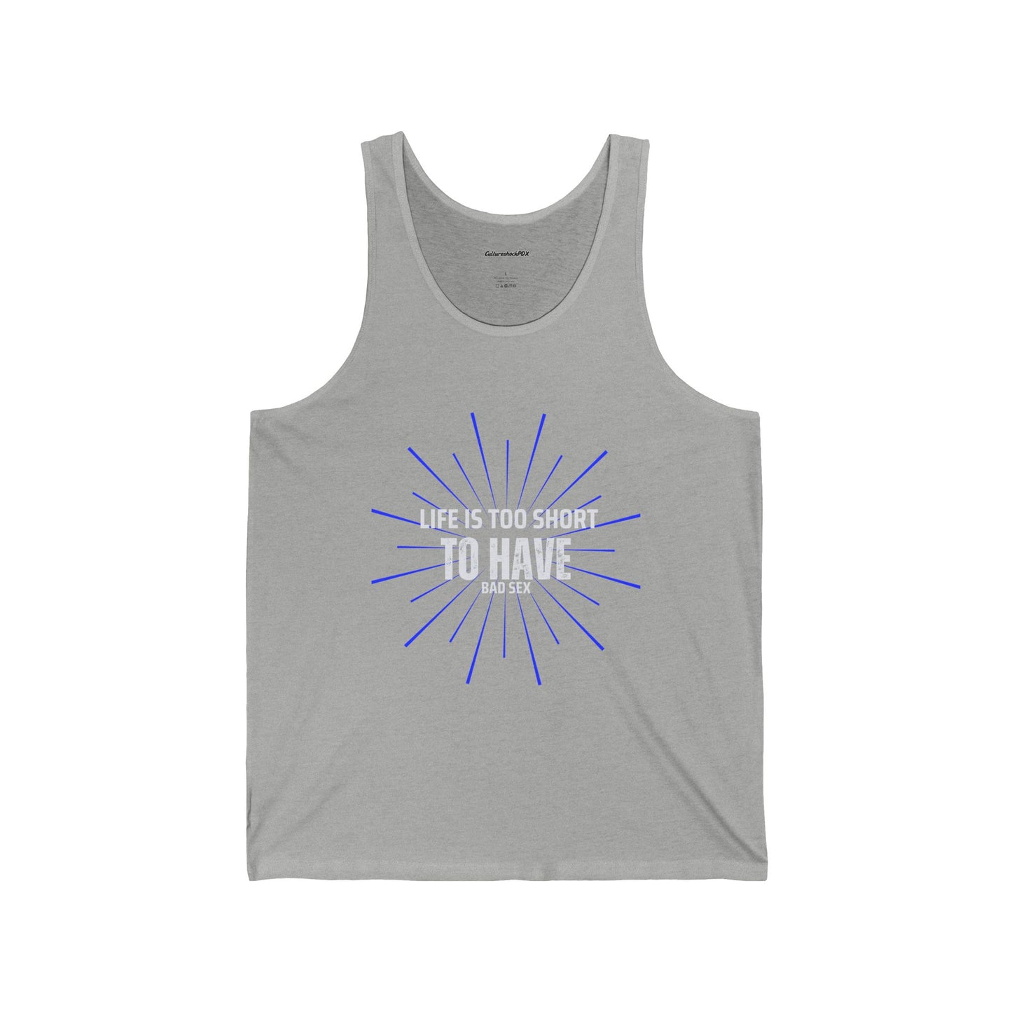 Life. Unisex Jersey Tank