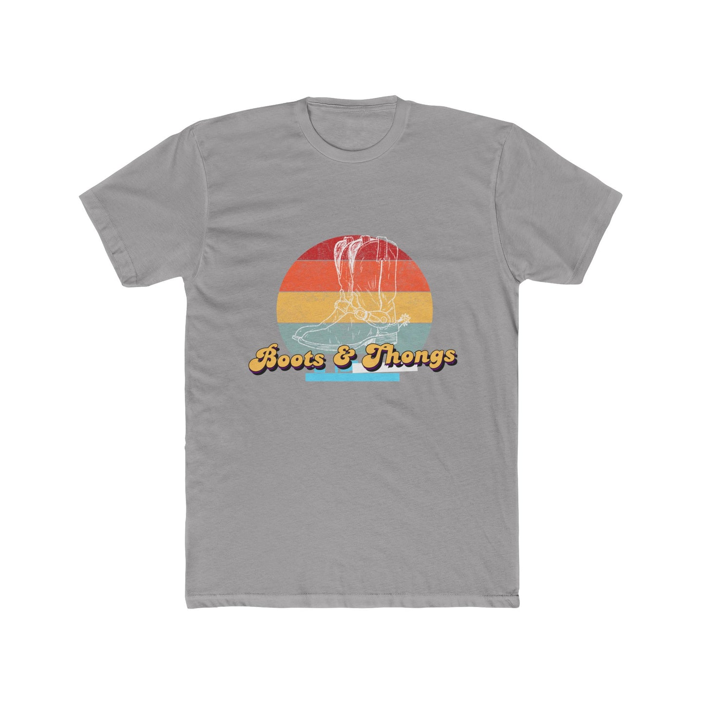 Boots and Thongs Unisex Cotton Crew Tee