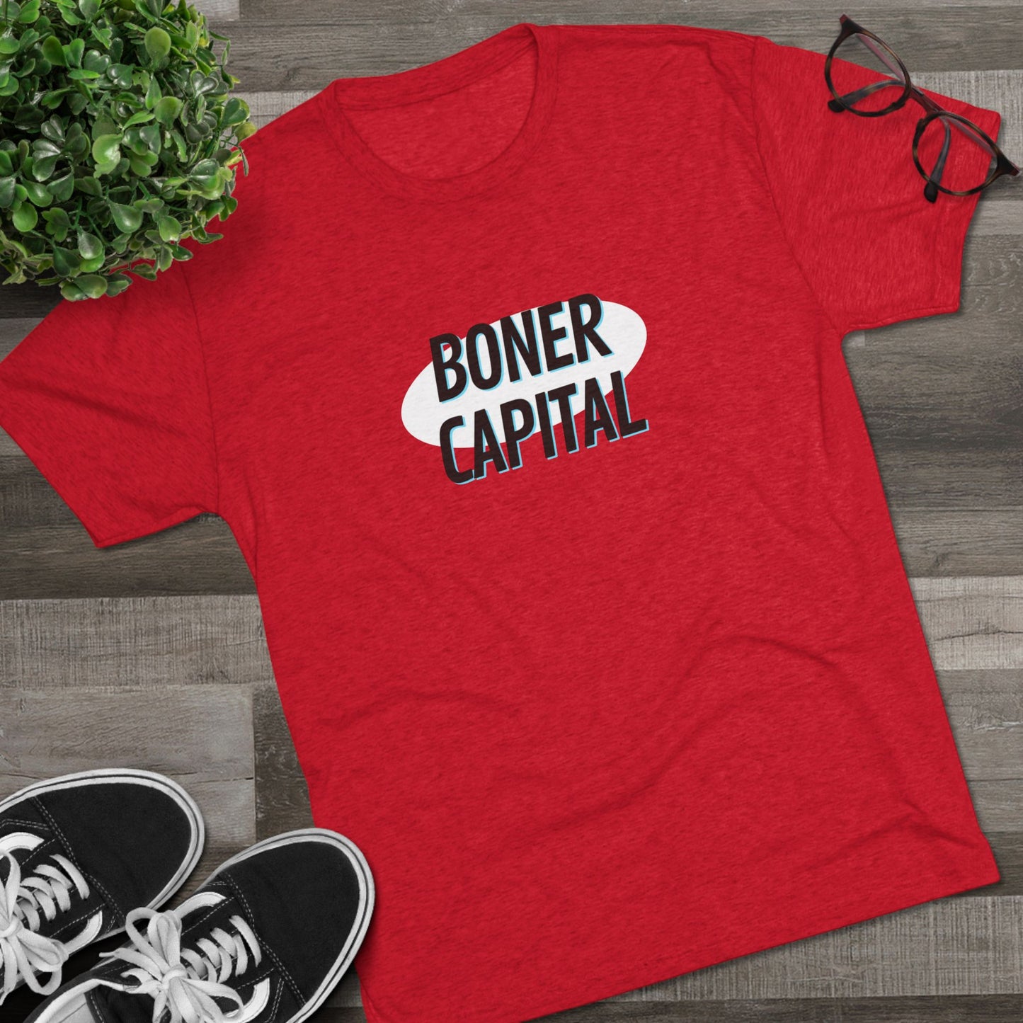 Boner Capital Unisex Tri-Blend Crew Tee