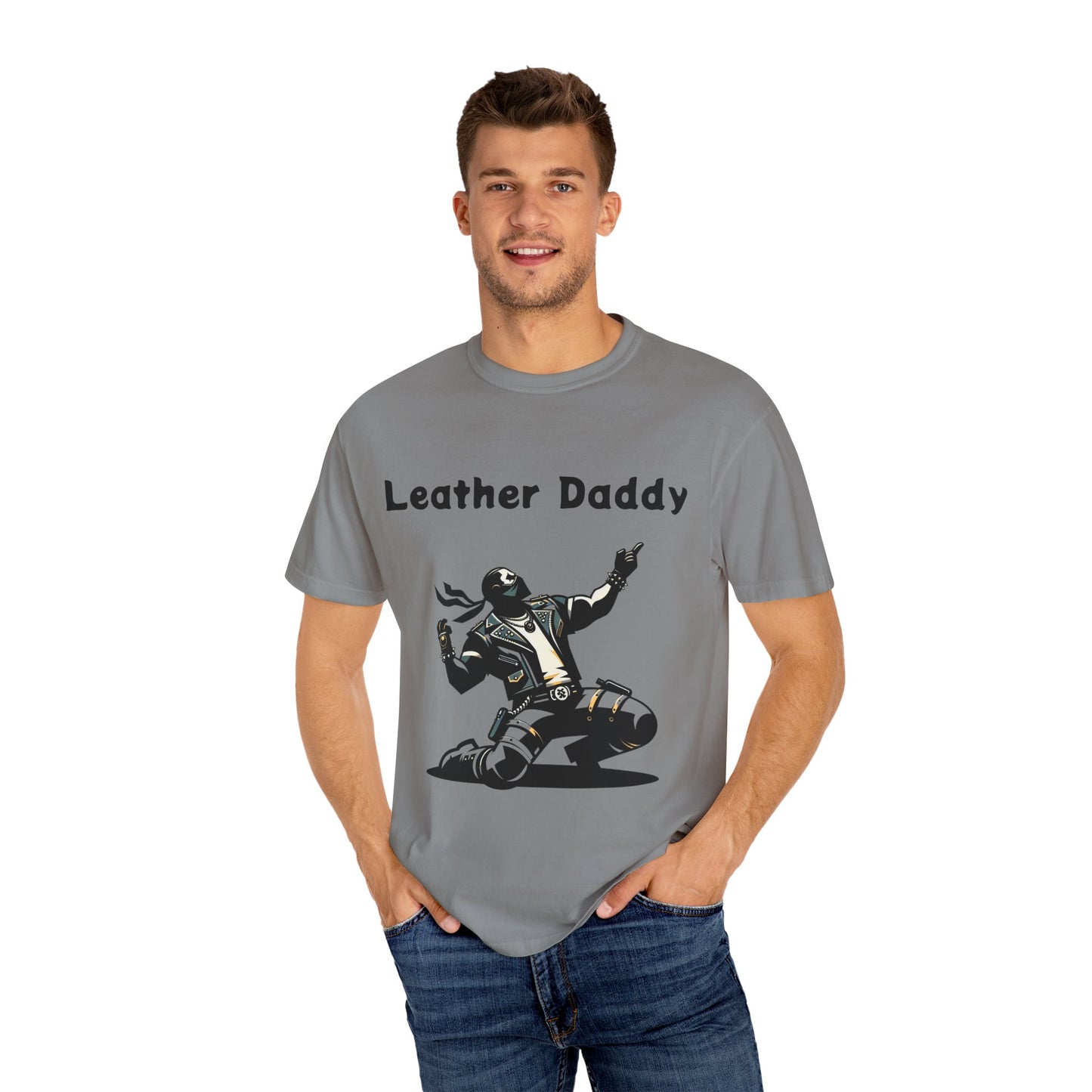 Leather Daddy Unisex Garment-Dyed T-shirt