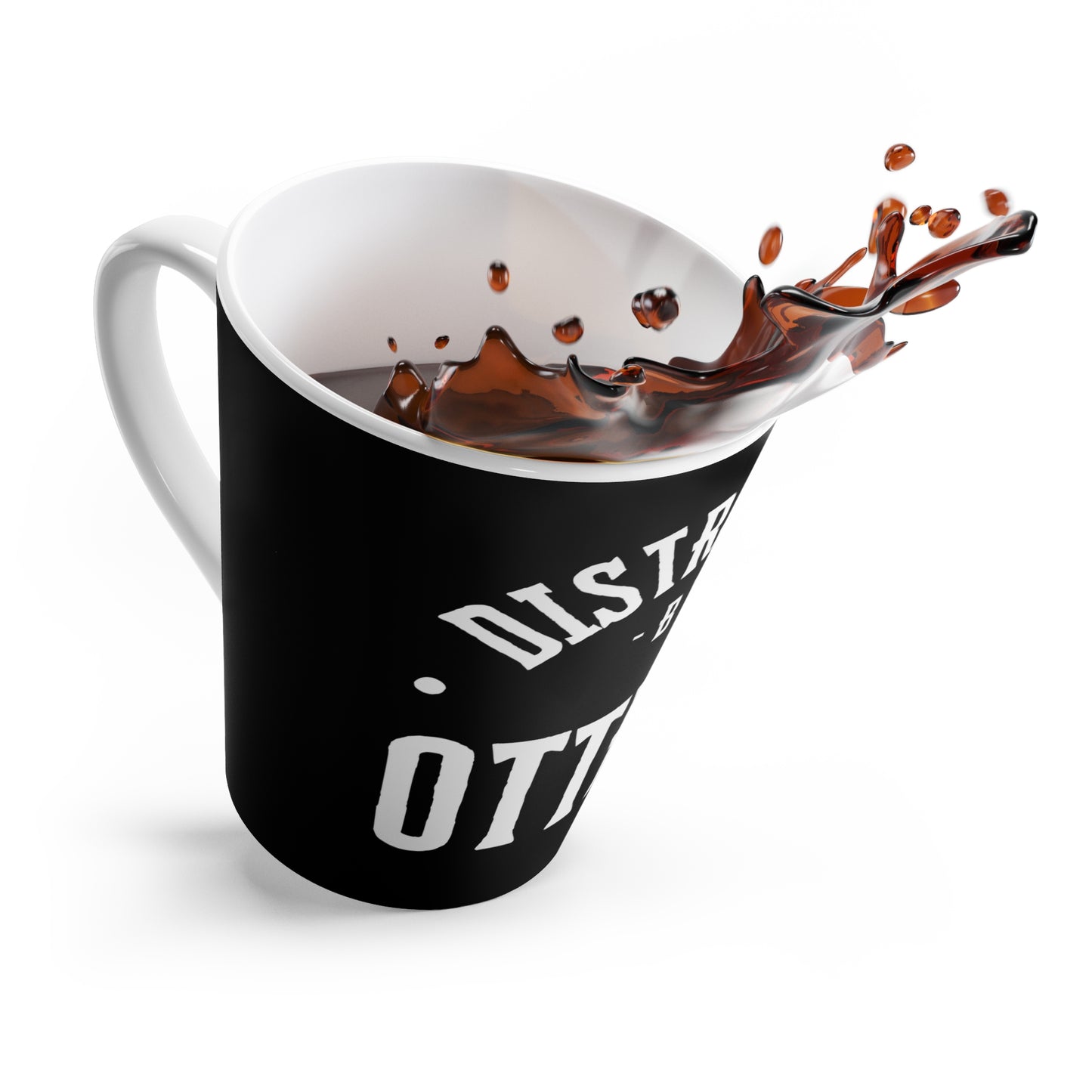Distracted By Otters Latte Mug