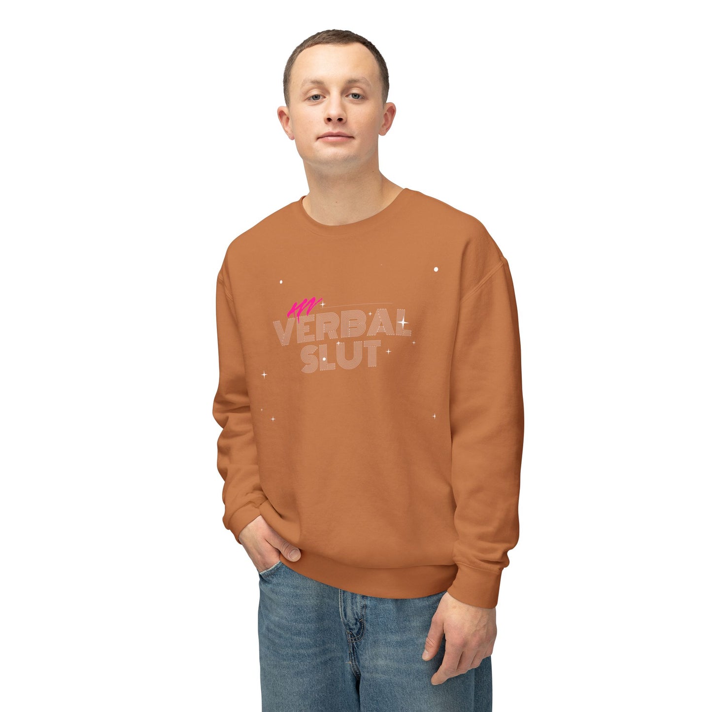 VerbalSlut Unisex Lightweight Crewneck Sweatshirt