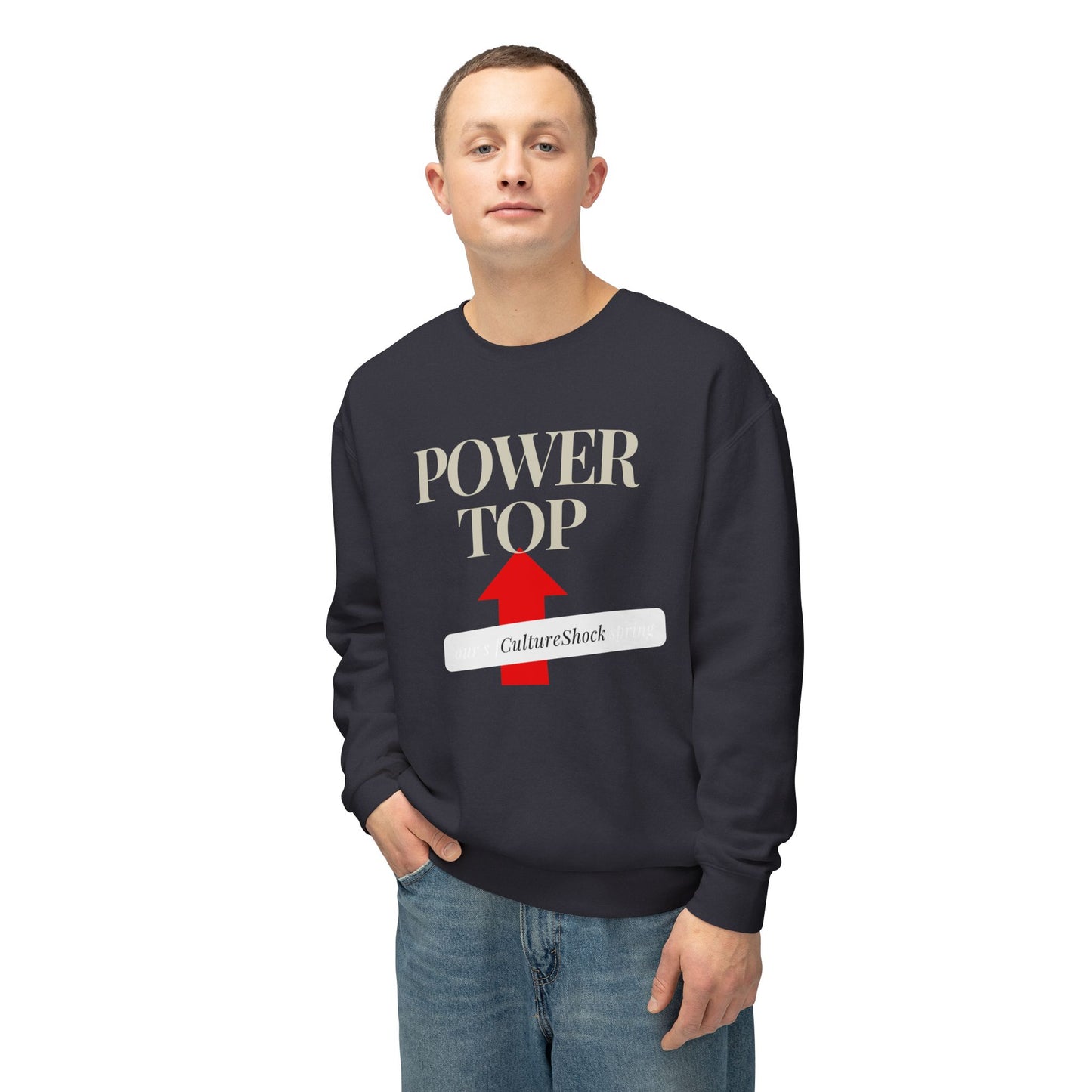 Power Top Unisex Lightweight Crewneck Sweatshirt