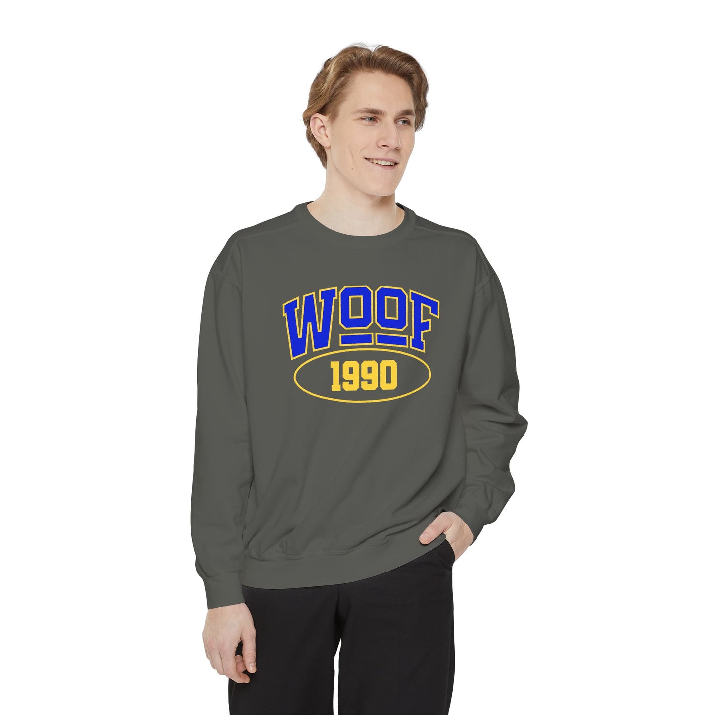 Woof 1990 Unisex Garment-Dyed Sweatshirt