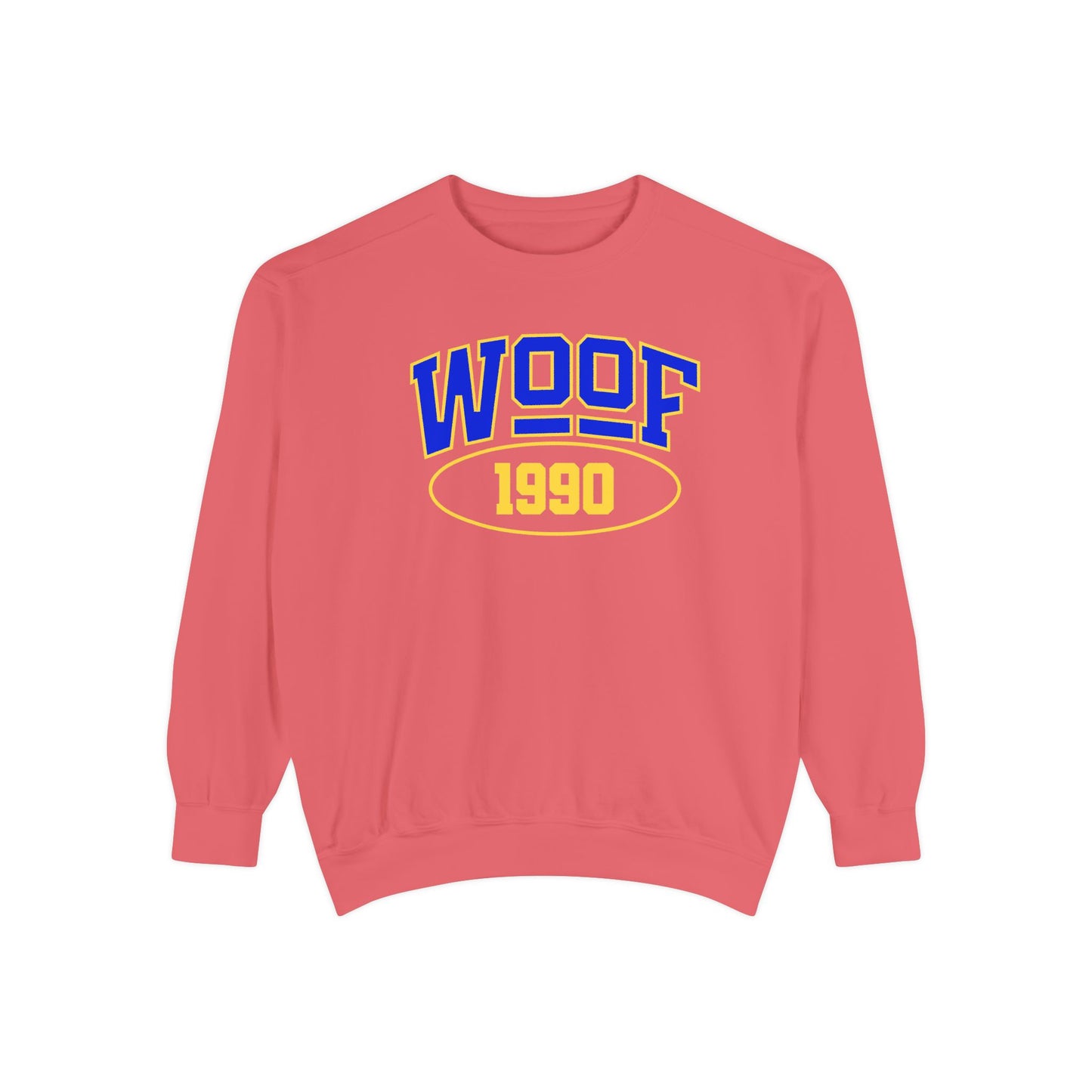 Woof 1990 Unisex Garment-Dyed Sweatshirt