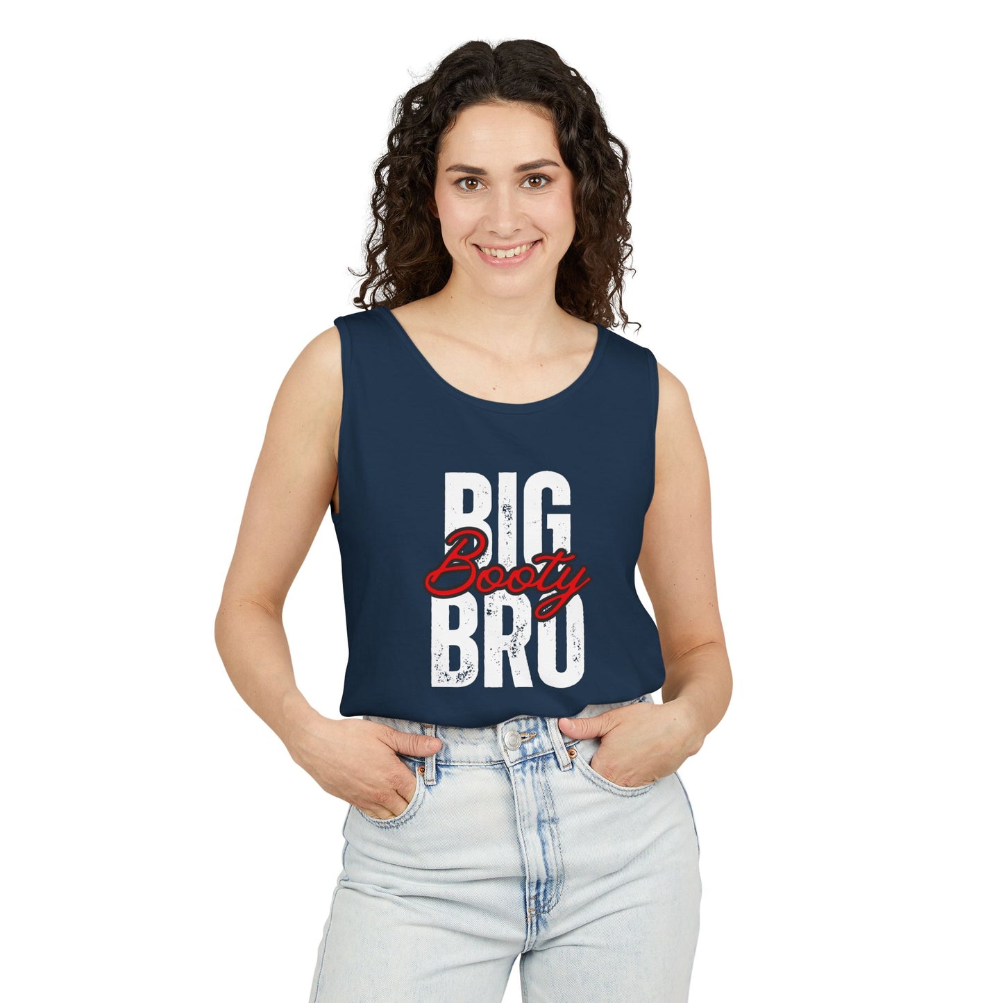 Big Booty Unisex Garment-Dyed Tank Top