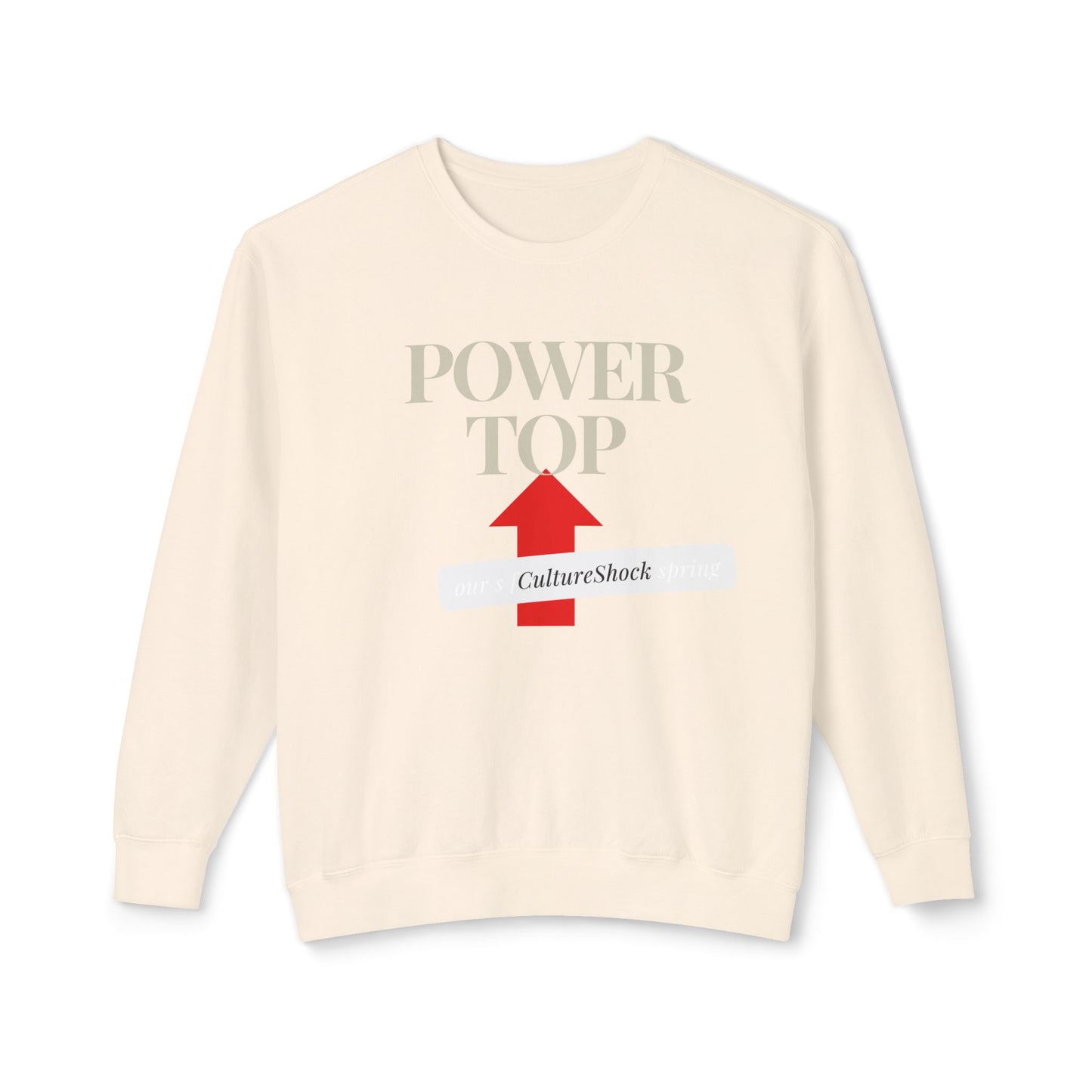 Power Top Unisex Lightweight Crewneck Sweatshirt