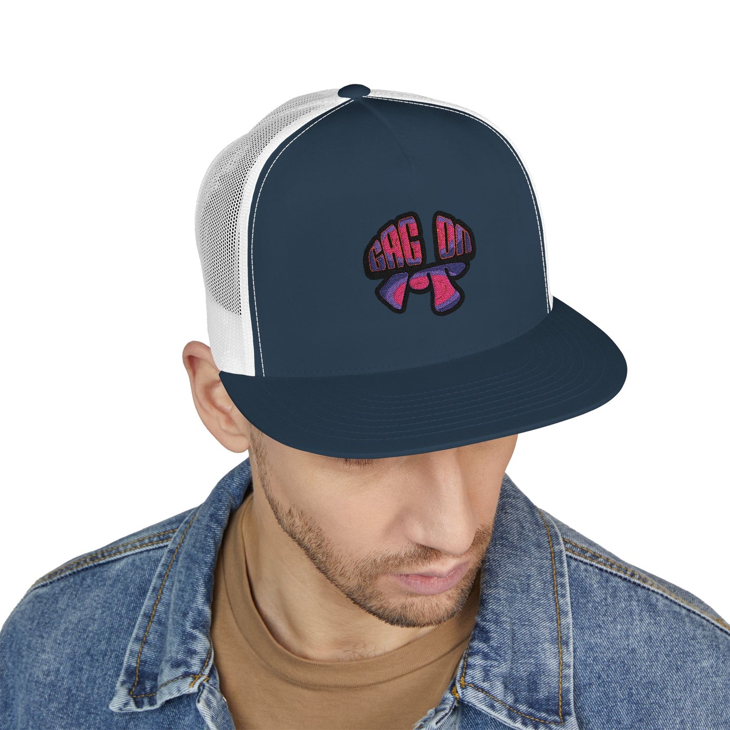 Gag On it 5 Panel Trucker Cap (Embroidery)