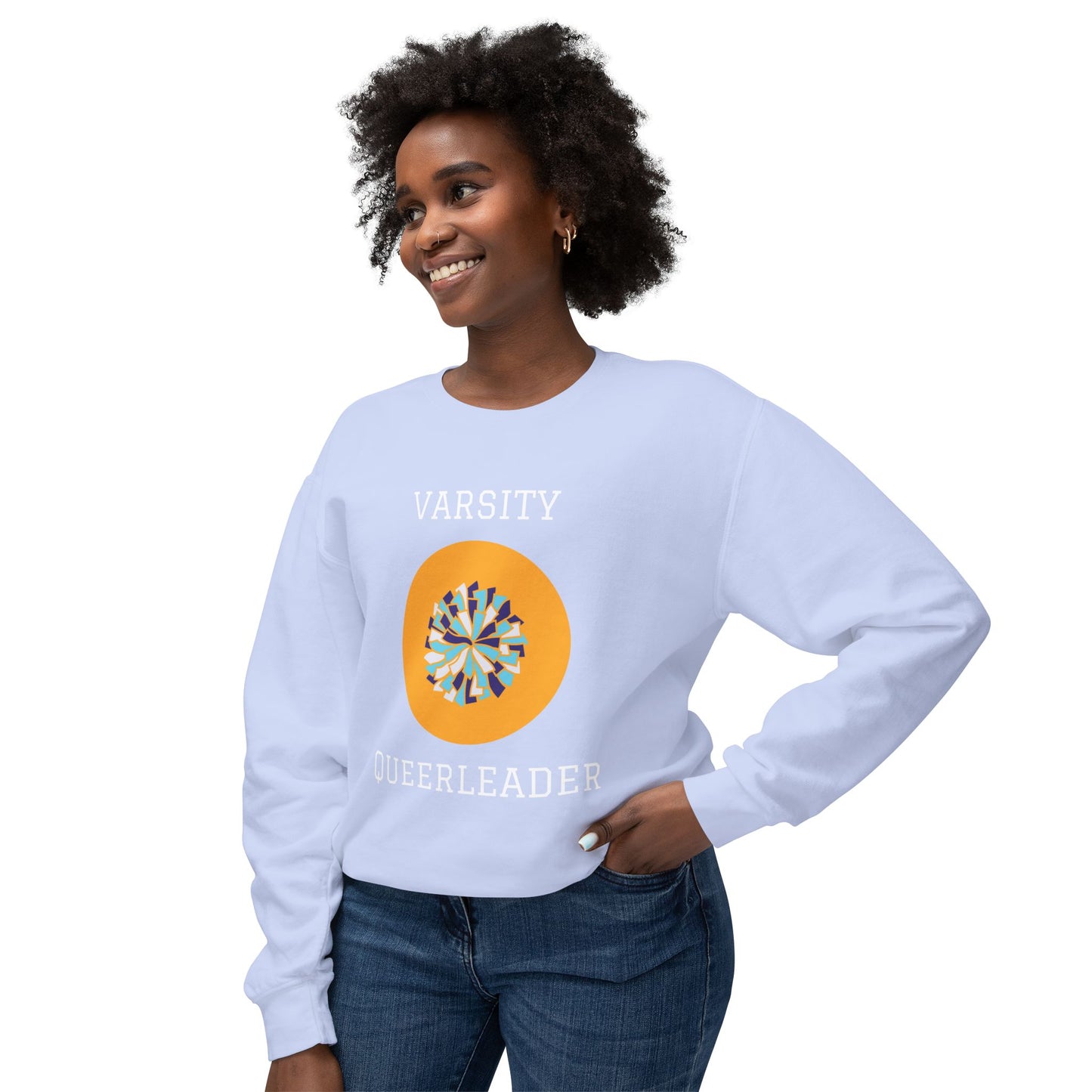 Varsity Queerleader Lightweight Crewneck Sweatshirt