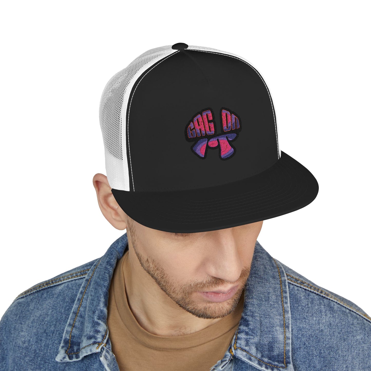 Gag On it 5 Panel Trucker Cap (Embroidery)