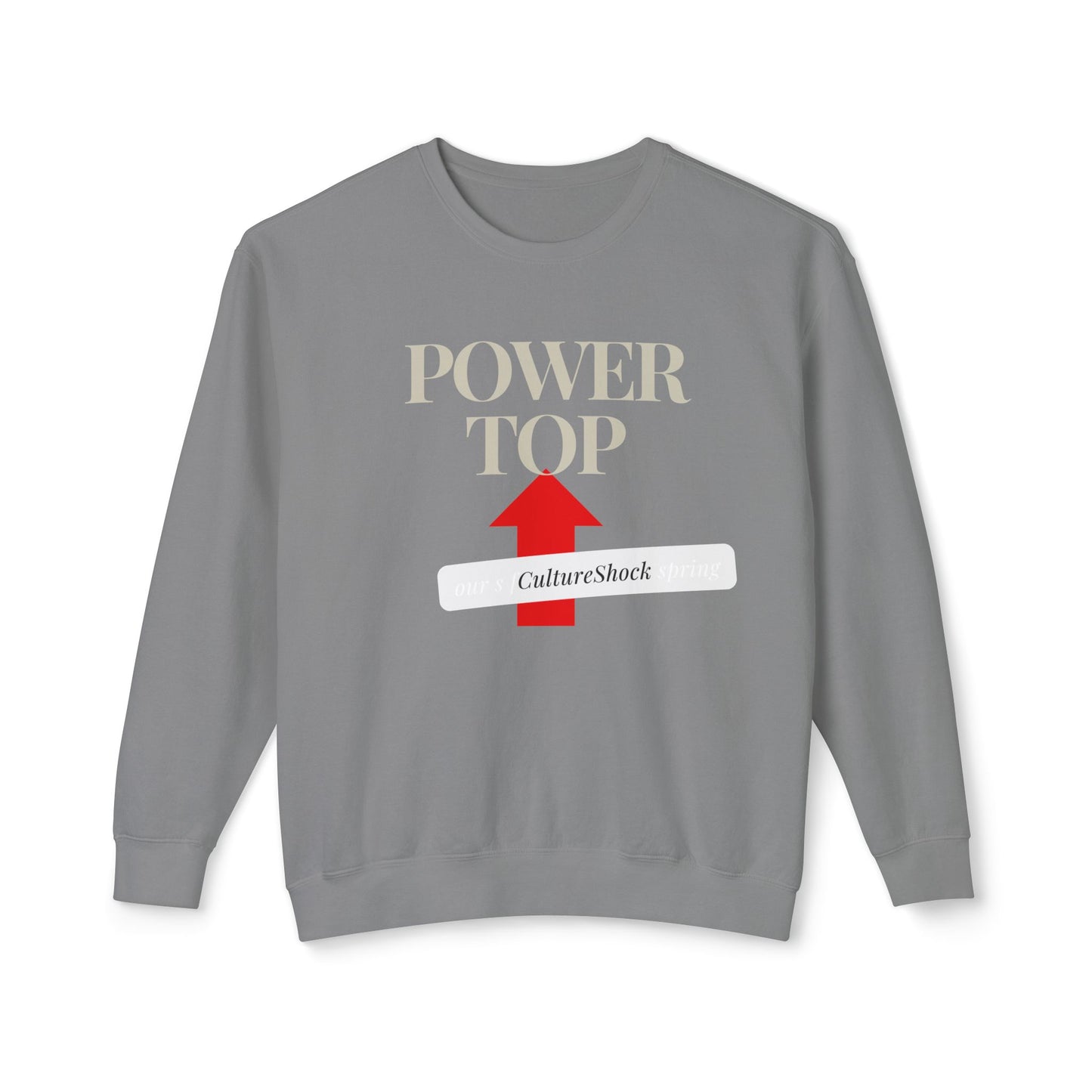 Power Top Unisex Lightweight Crewneck Sweatshirt